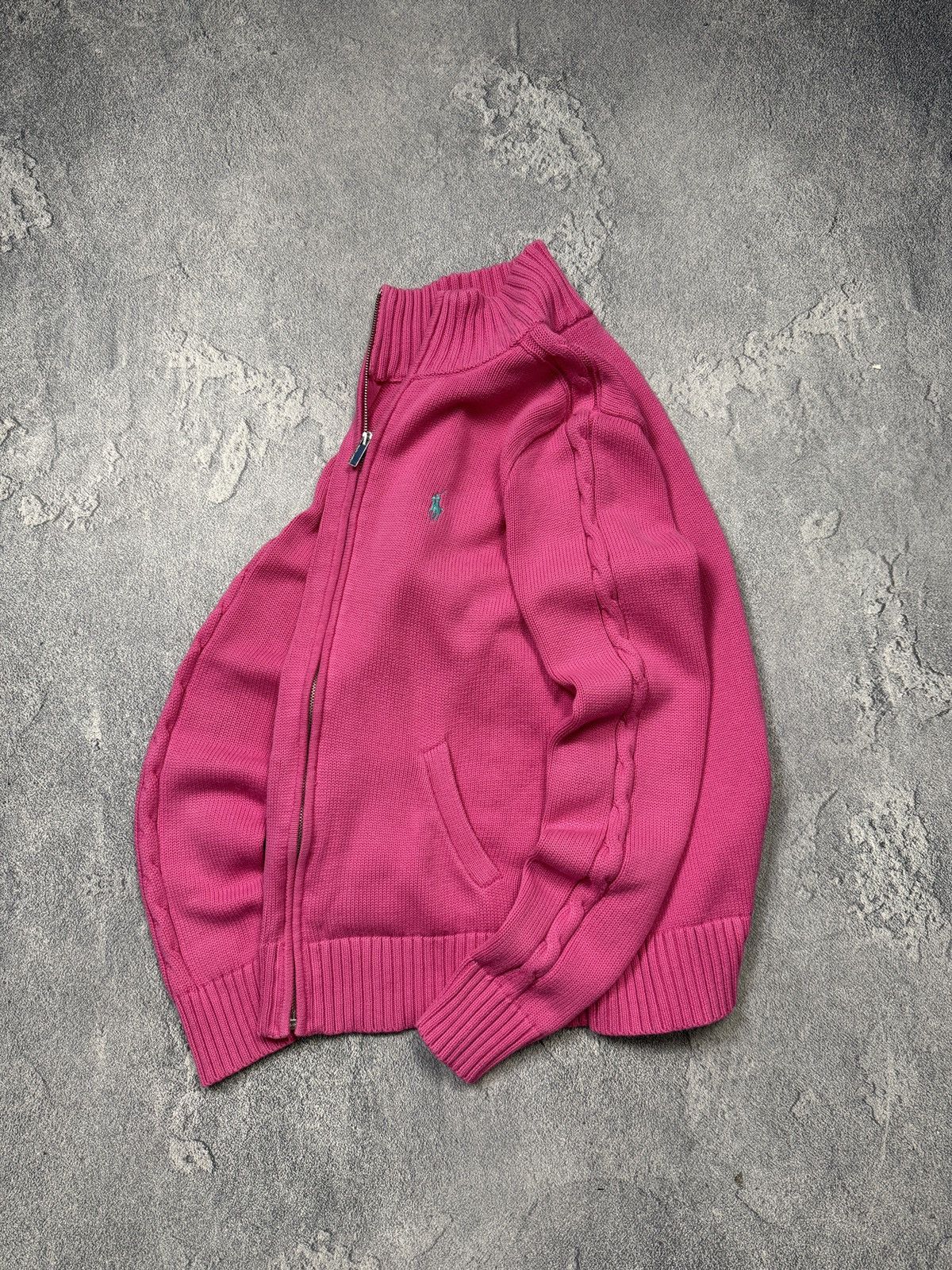 Polo Ralph Lauren Vintage Polo Ralph Lauren Casual Stripe Zip Sweater Y2K Size L / US 10 / IT 46 - 11 Thumbnail