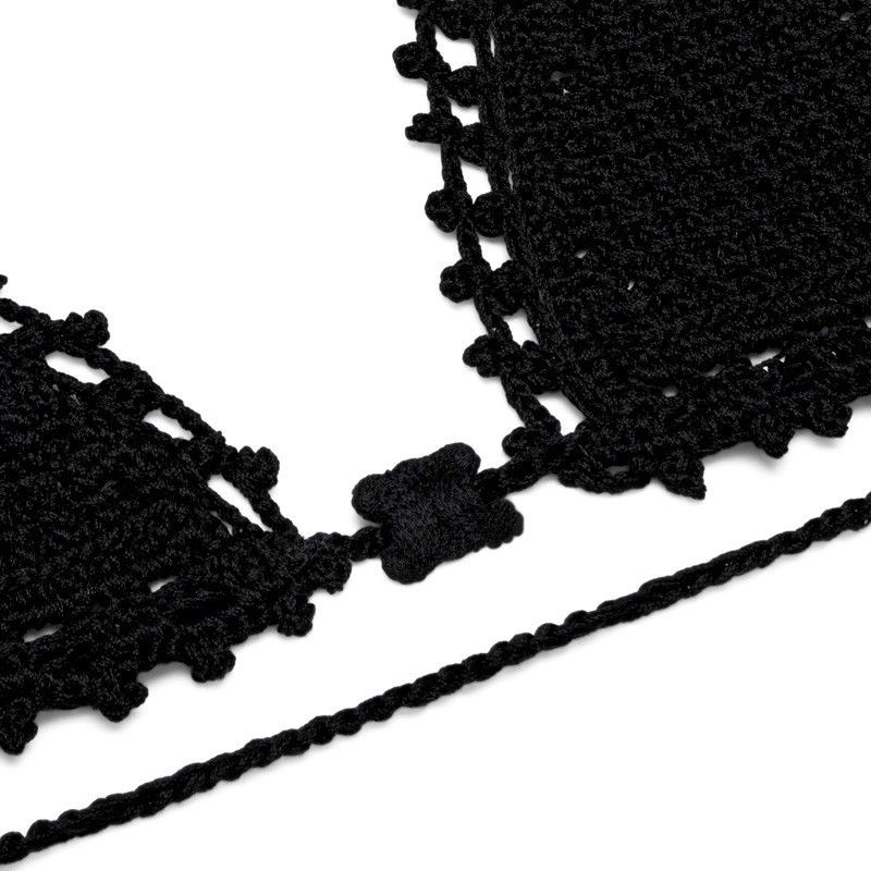 Celine 2AJ93970U.38NO Triomphe Triangle Top in Hand-Crocheted Cotto Size S / US 4 / IT 40 - 2 Thumbnail