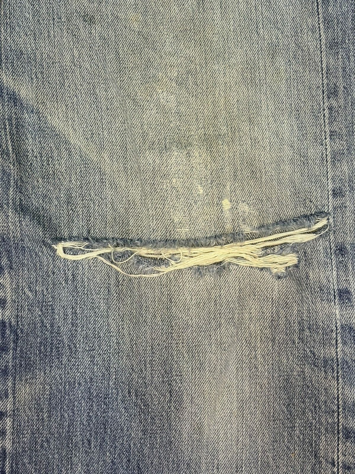 Levi's Vintage 90s Levis 501 Mud Wash Distressed Jeans Size US 33 - 3 Thumbnail