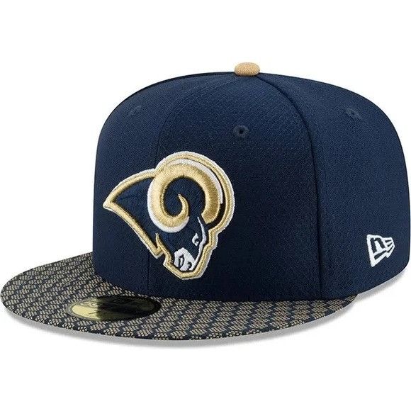 New Era New Era Flat Brim 59FIFTY Sideline Los Angeles Rams Sz 8 Size ONE SIZE - 1 Thumbnail