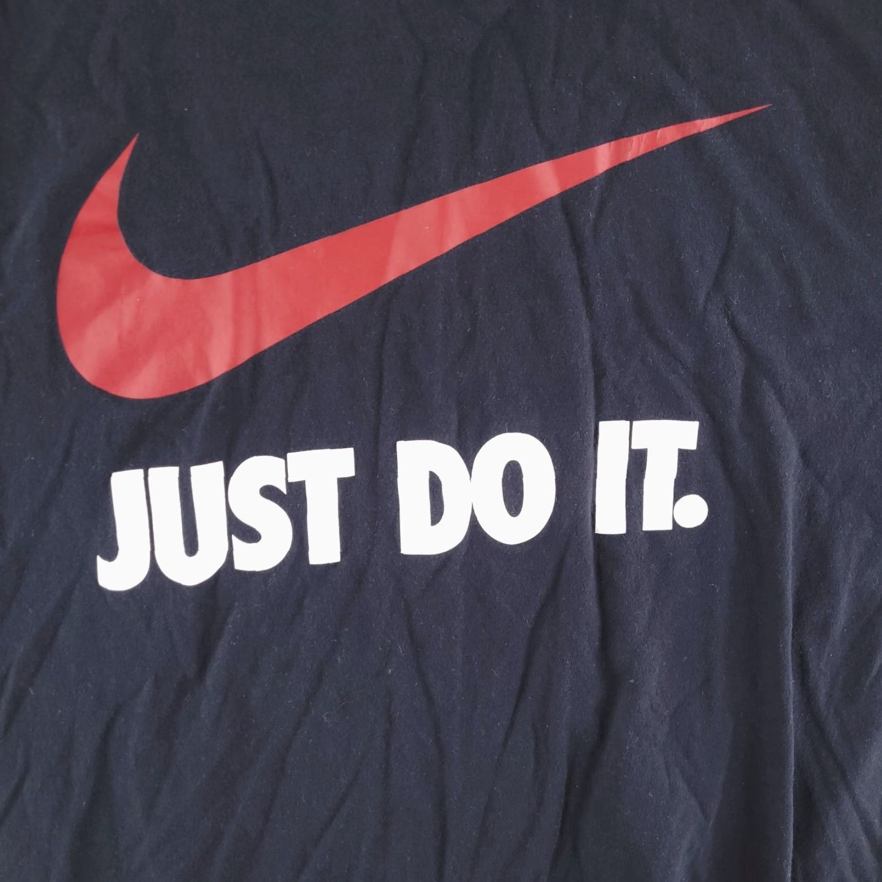 Nike Nike Shirt Mens Large Black Short Sleeve Crewneck Just Do It Logo Size US L / EU 52-54 / 3 - 3 Thumbnail