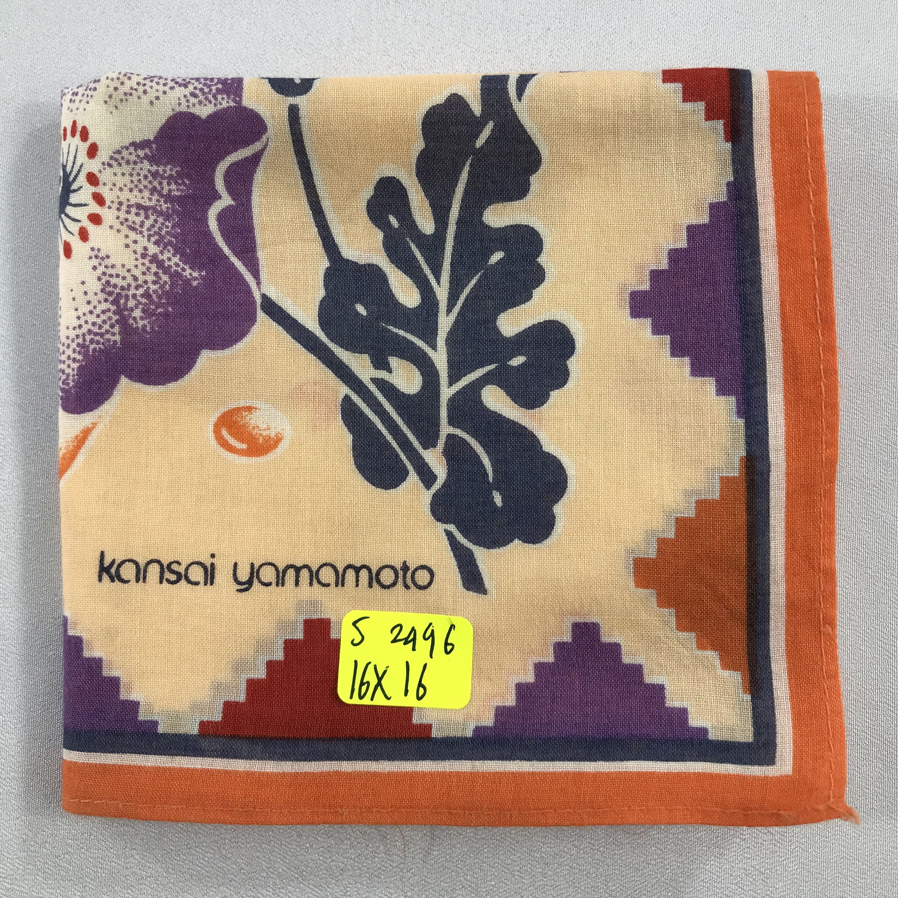 Kansai Yamamoto × Vintage Kansai Yamamoto Bandana / Handkerchief / Neckerchief - S2496 Size ONE SIZE - 6 Thumbnail