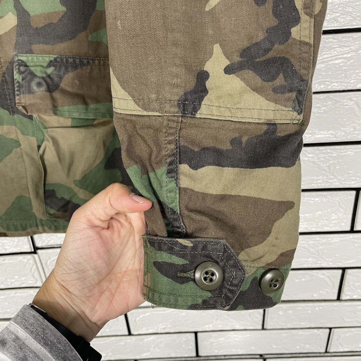 Vintage Vintage 80s USMC BDU Woodland Camo Combat Jacket Size US S / EU 44-46 / 1 - 13 Thumbnail