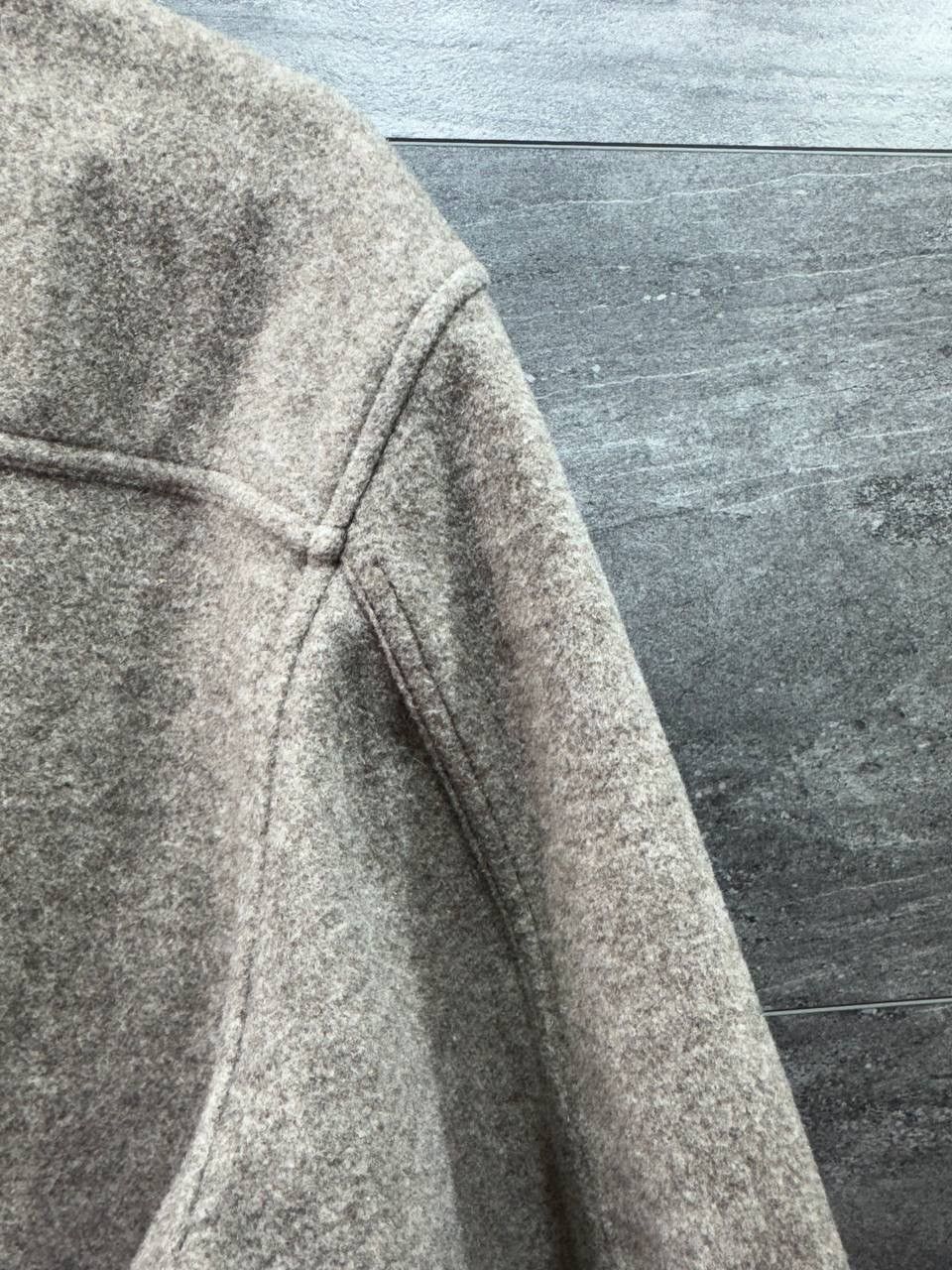 Cos COS RELAXED-FIT WOOL OVERSHIRT DARK BEIGE Size US M / EU 48-50 / 2 - 5 Thumbnail