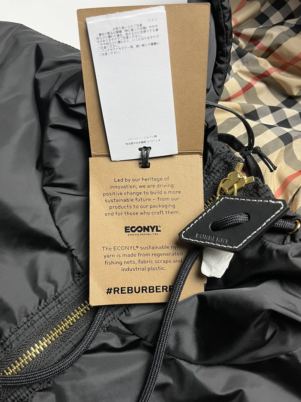 Burberry Burberry Binham ECONYL® Nylon Hooded Jacket Size XXS / US 00 / IT 34 - 10 Thumbnail