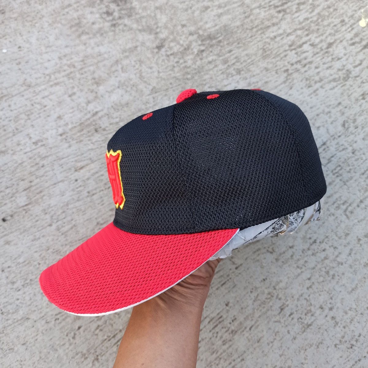 Hat Club × Mizuno Full mesh polyster initial M baseball hat Size ONE SIZE - 3 Thumbnail