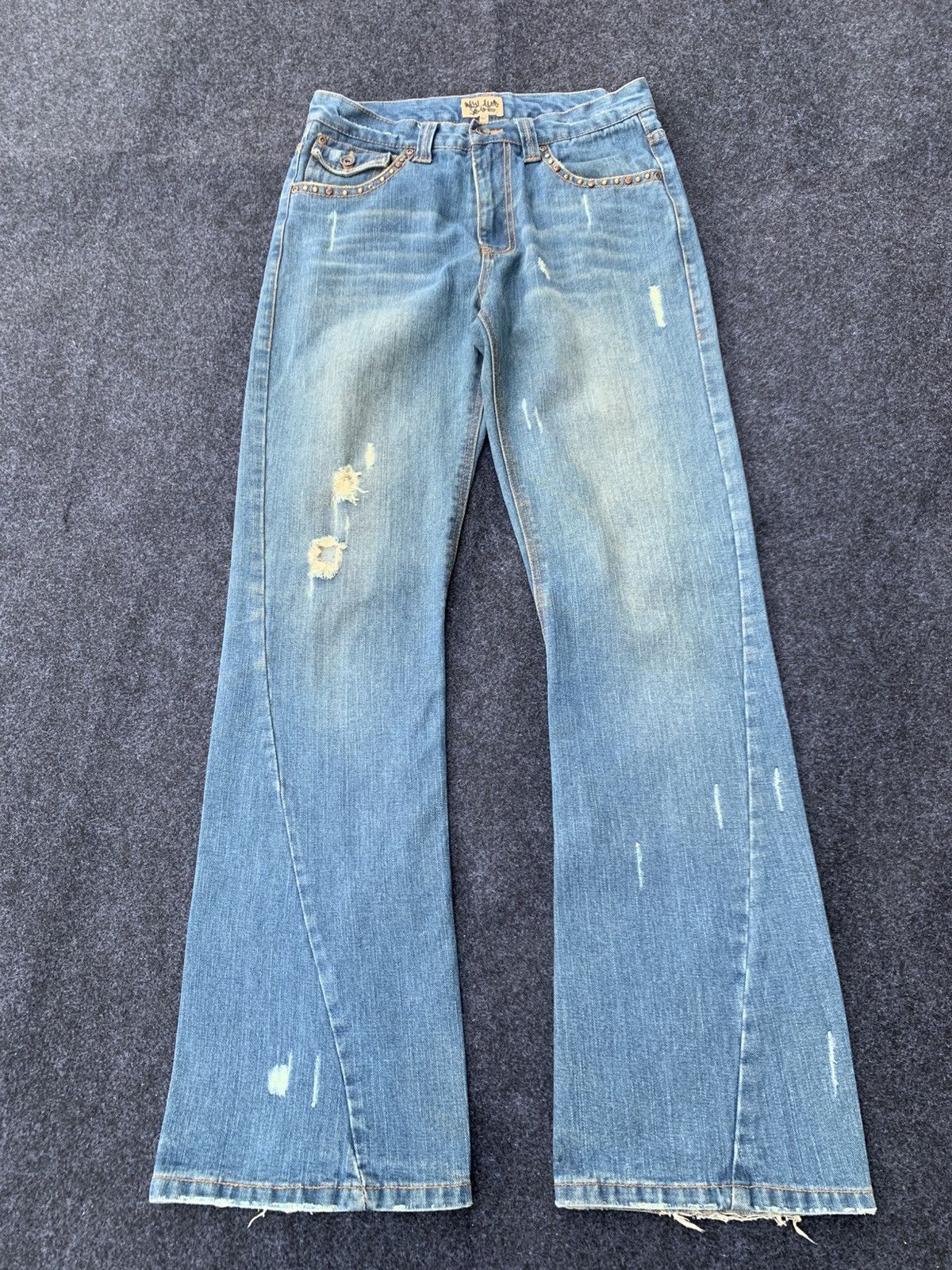 Nylaus Flare Cut Denim – Rare Japan Brand 30x32