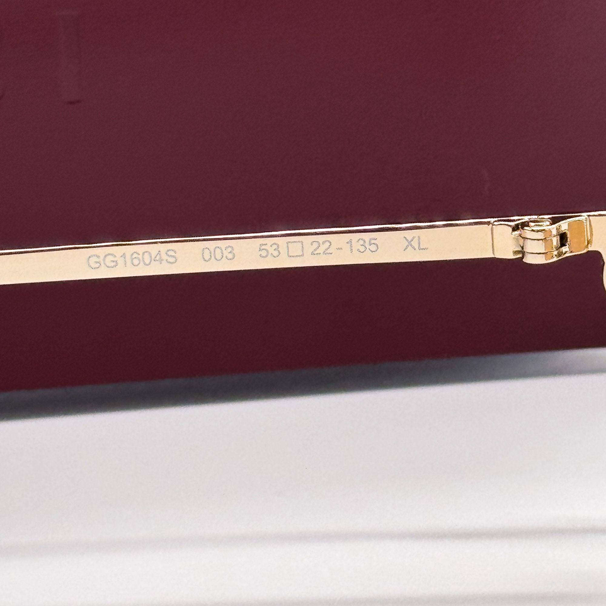 Gucci NEW GUCCI SUNGLASSES GOLD WOMEN GEOMETRIC EYEWEAR GUCCI GG16 Size ONE SIZE - 10 Thumbnail