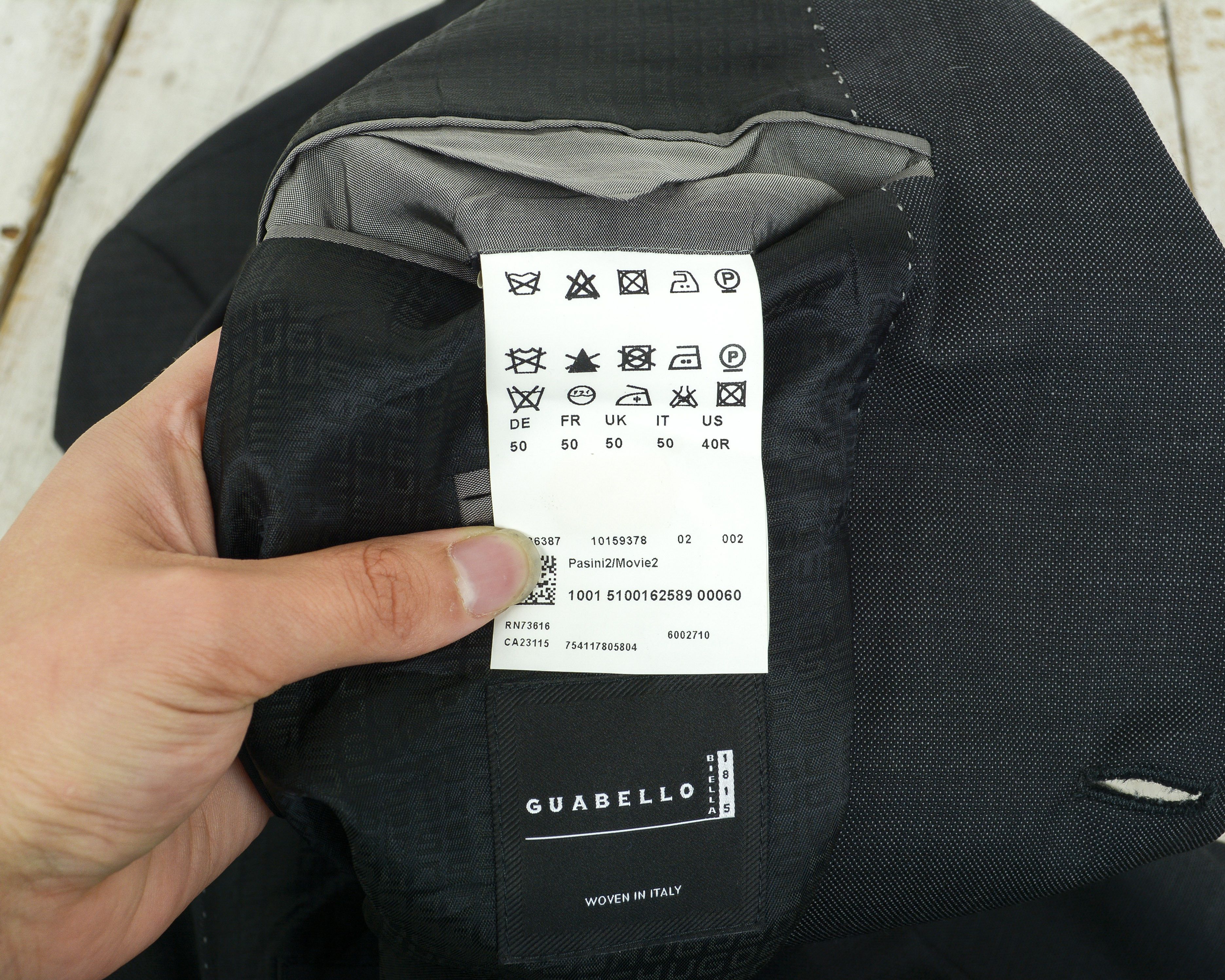 Hugo Boss Pasini2/Movie2 Men UK 40 US Wool Blazer Coat Jacket EU 50 Size 40R - 8 Thumbnail