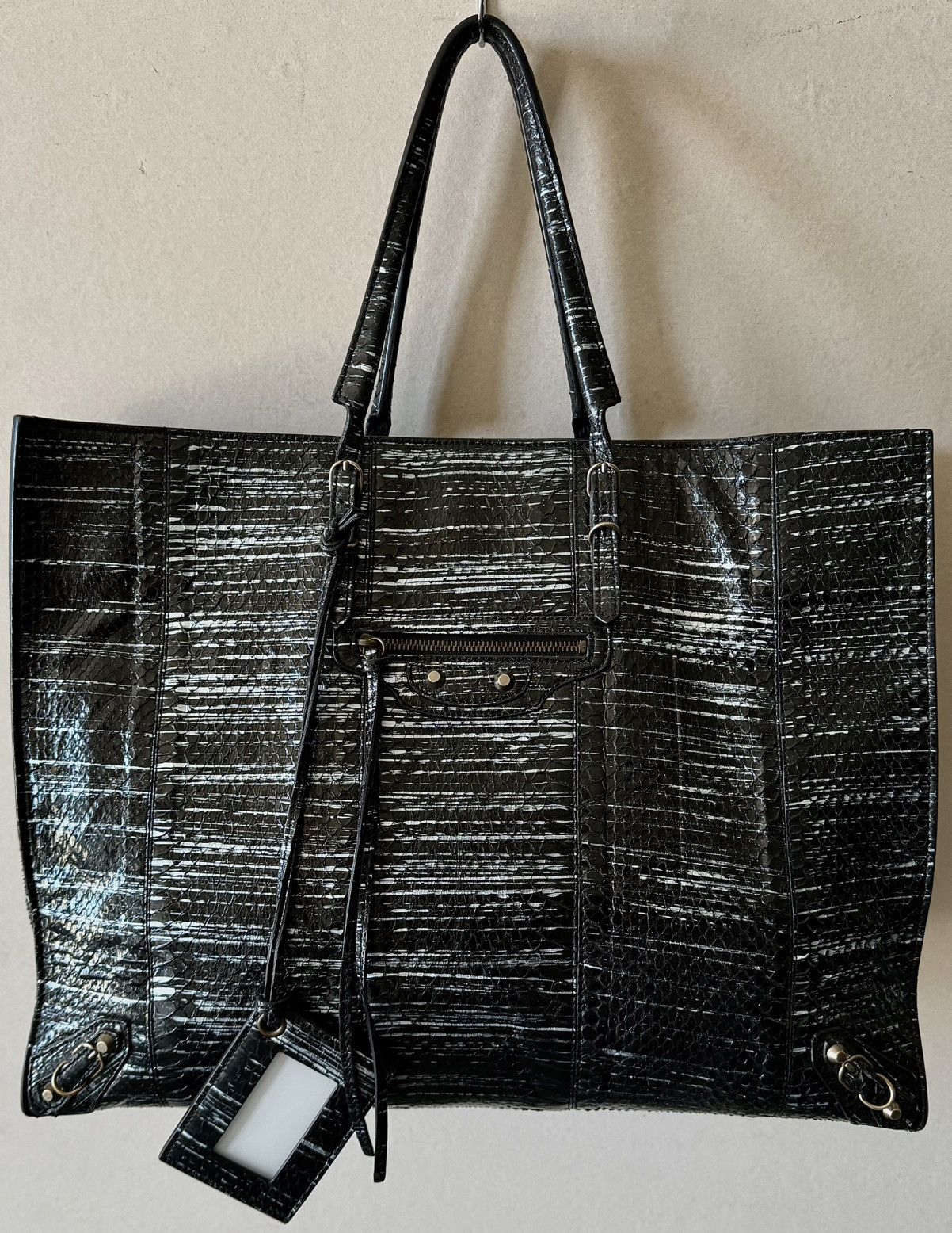 Balenciaga Balenciaga - 2000's - Python A4 - Papier Tote Bag Size ONE SIZE - 2 Thumbnail