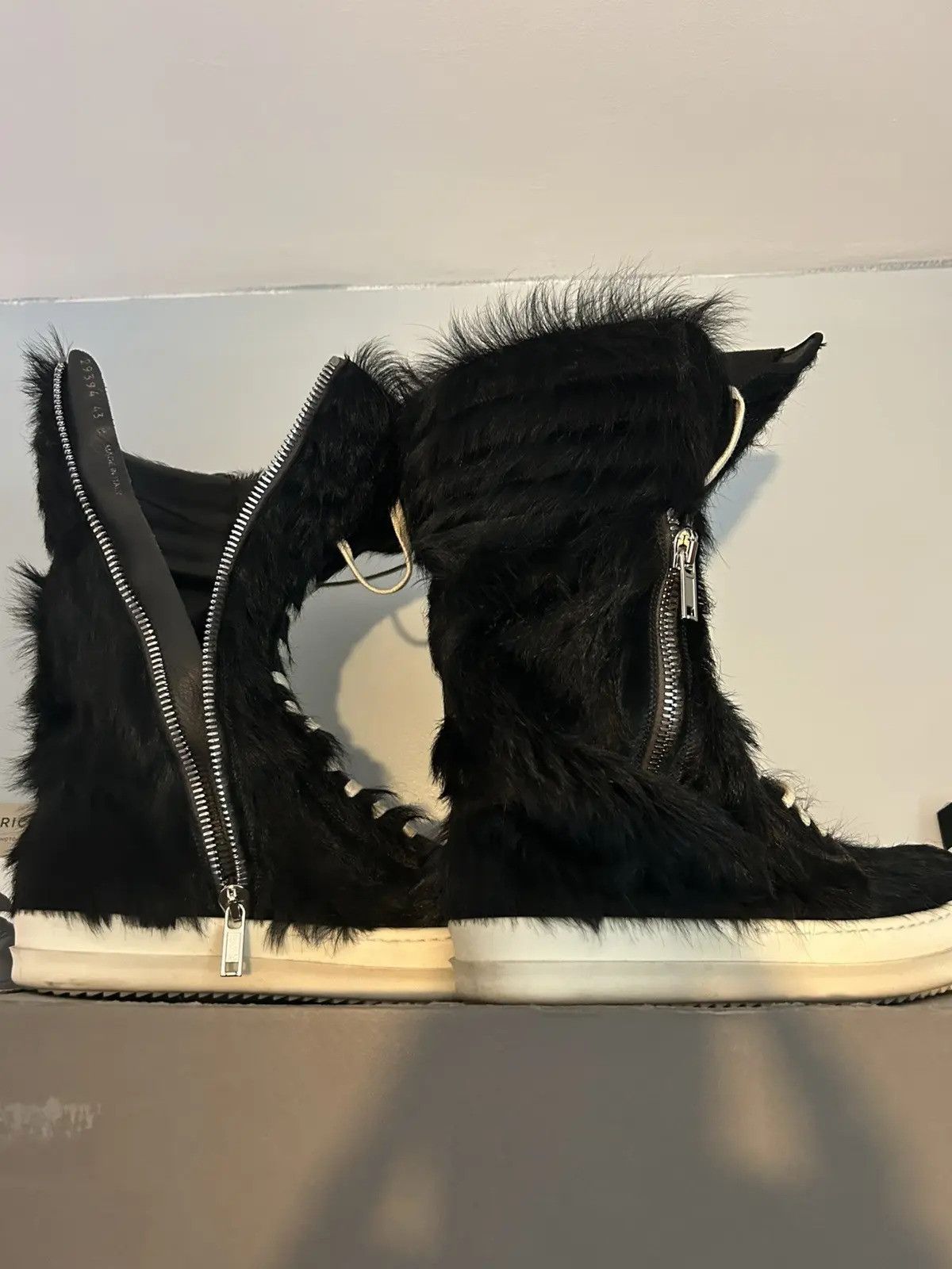Rick Owens Rick Owens Pony Hair Cargobaskets Size US 10 / EU 43 - 2 Thumbnail