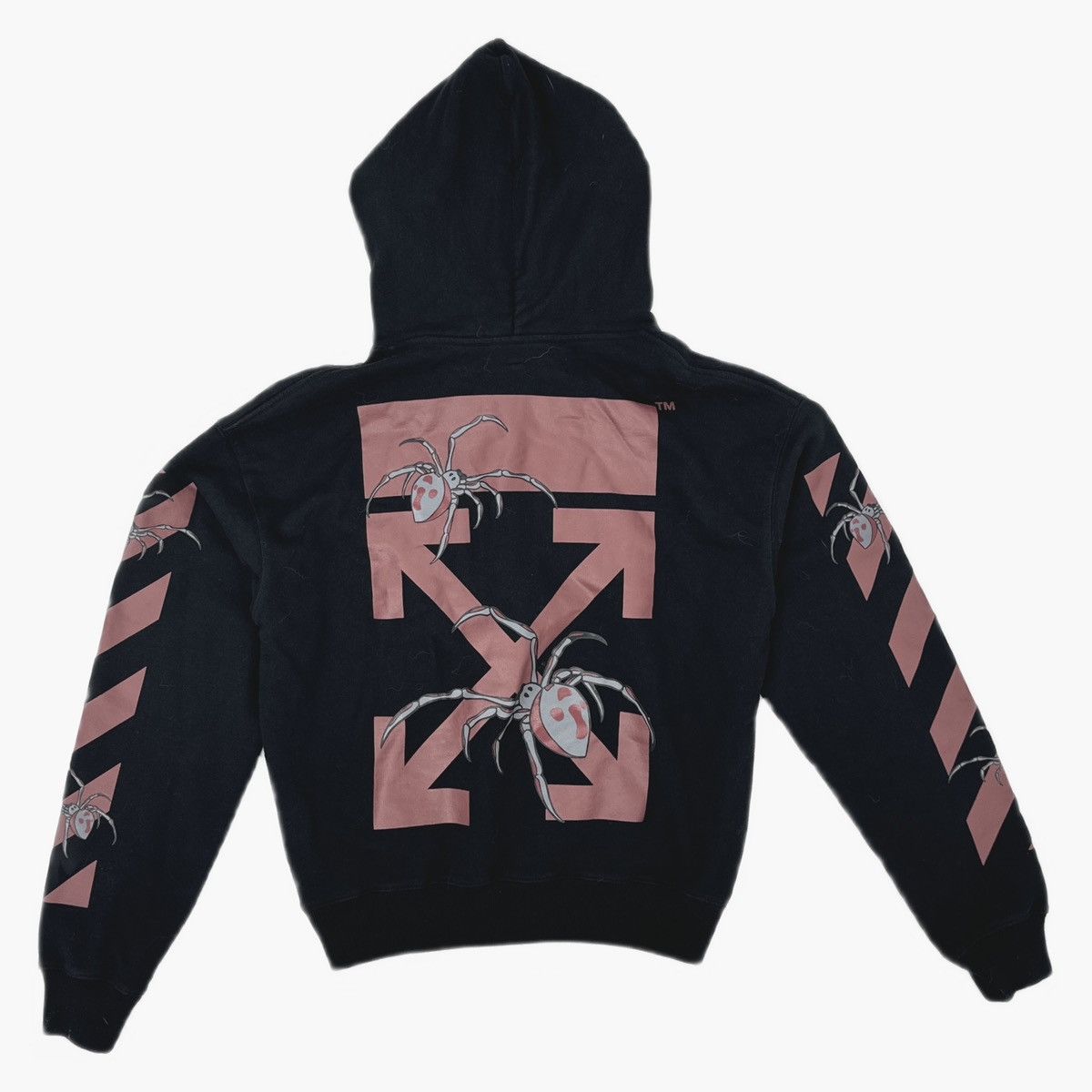 Off-White Off-White SS20 Arachno oversized hoodie Size US S / EU 44-46 / 1 - 1 Thumbnail