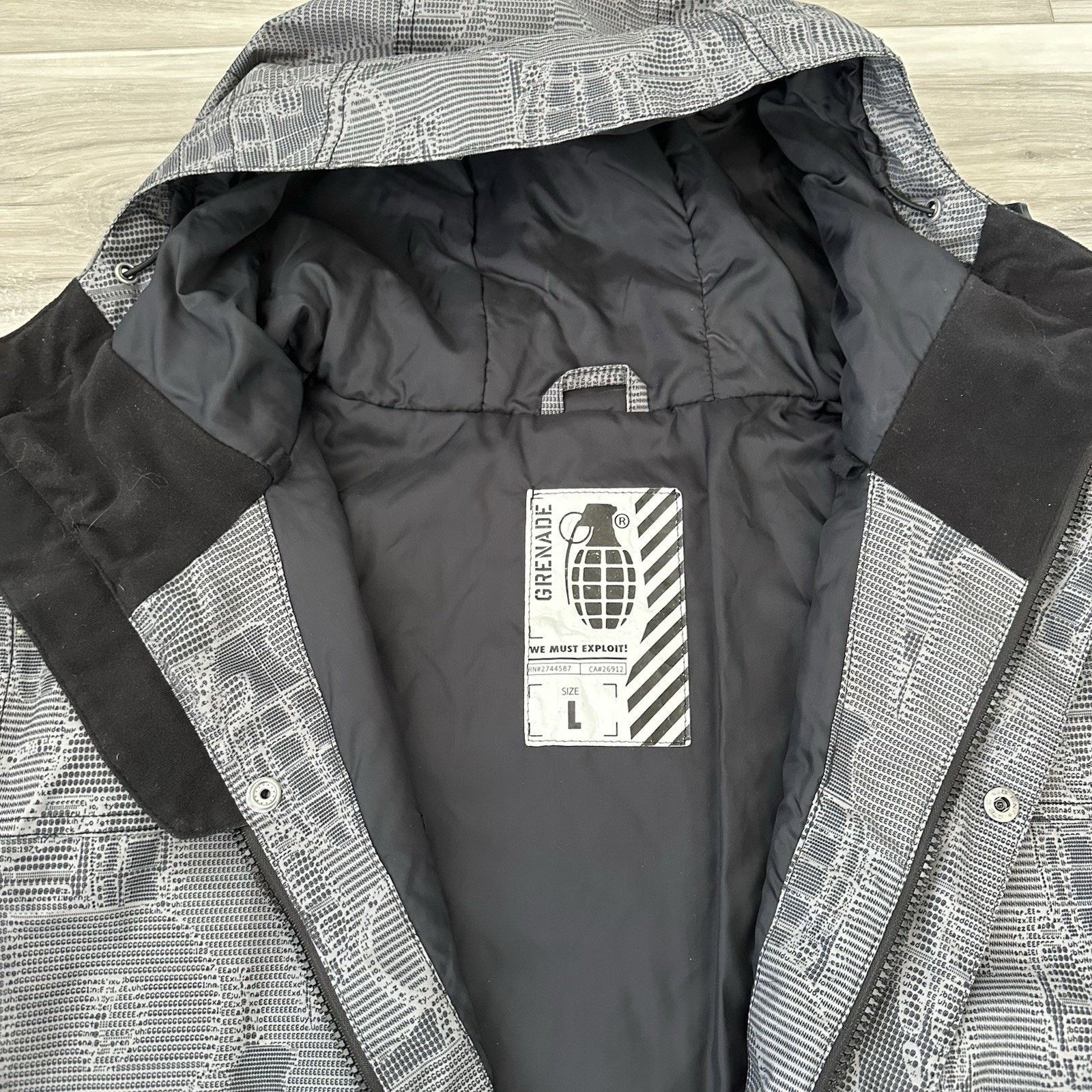 Grenade Grenade Fatigue Project Snowboarding Jacket Men's Large Gray Size US L / EU 52-54 / 3 - 5 Thumbnail