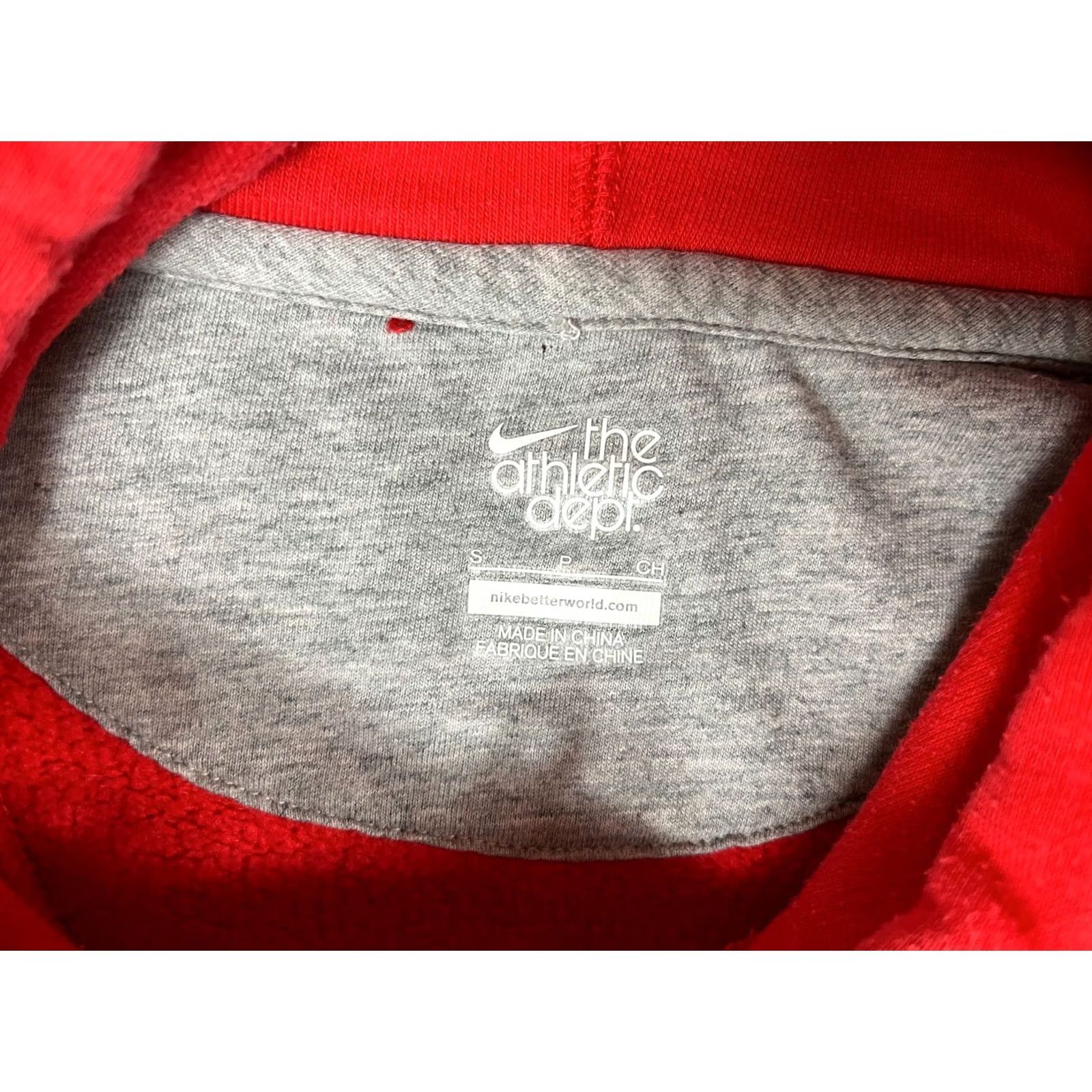 Nike Nike The Athletic Dept. Men's Pullover Hoodie SS Large Logo Red Size US S / EU 44-46 / 1 - 5 Thumbnail