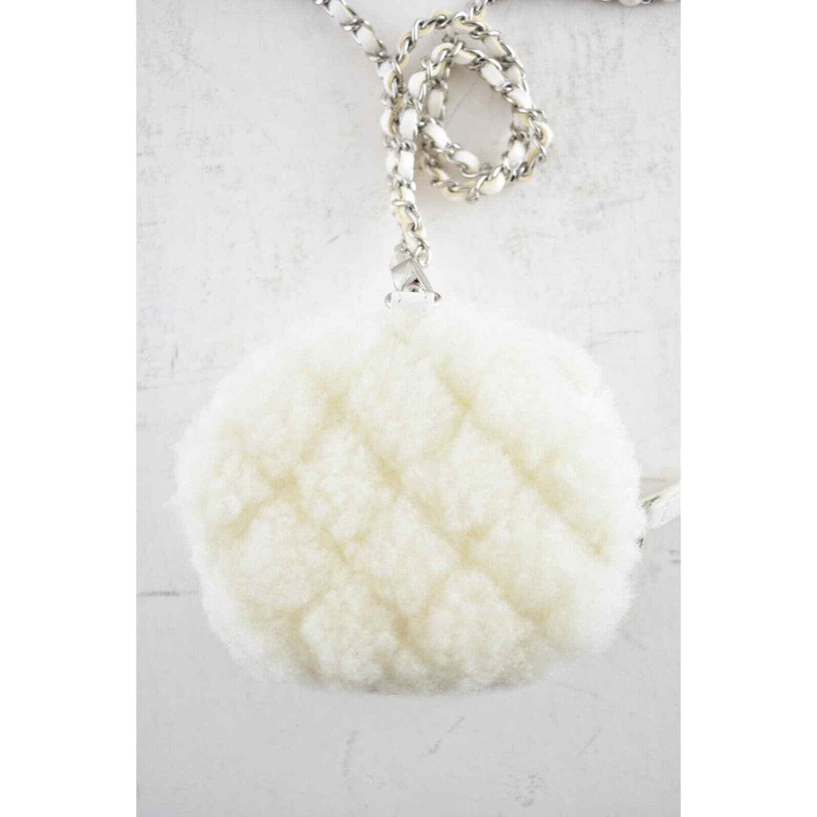Chanel Chanel Mini Circle Necklace Bag Silver SLG Clutch On Chain Size ONE SIZE - 7 Thumbnail