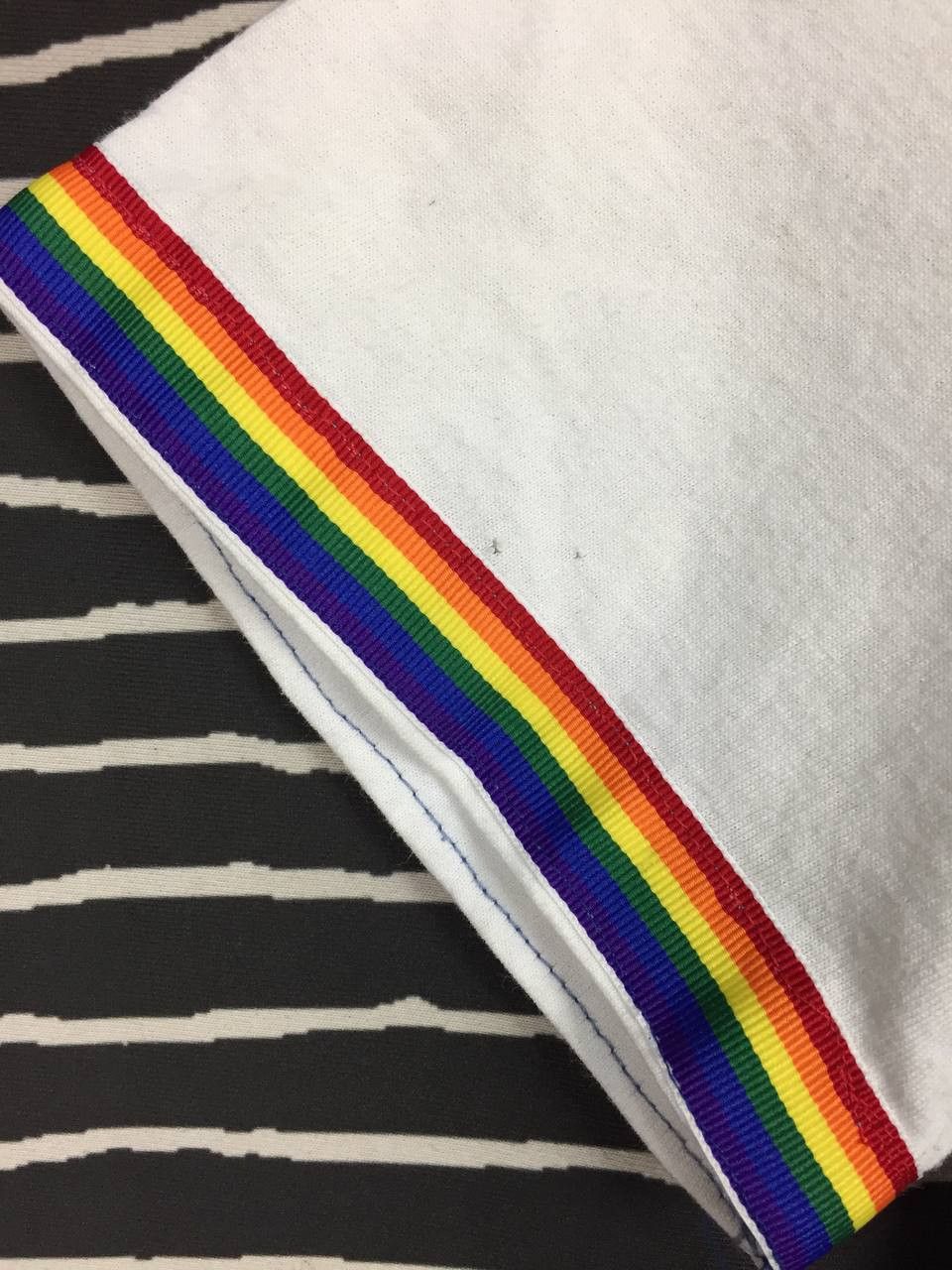 Vintage Vtg Fashion Gear Rainbow Cut & Sewn Style Tee Size US M / EU 48-50 / 2 - 11 Thumbnail