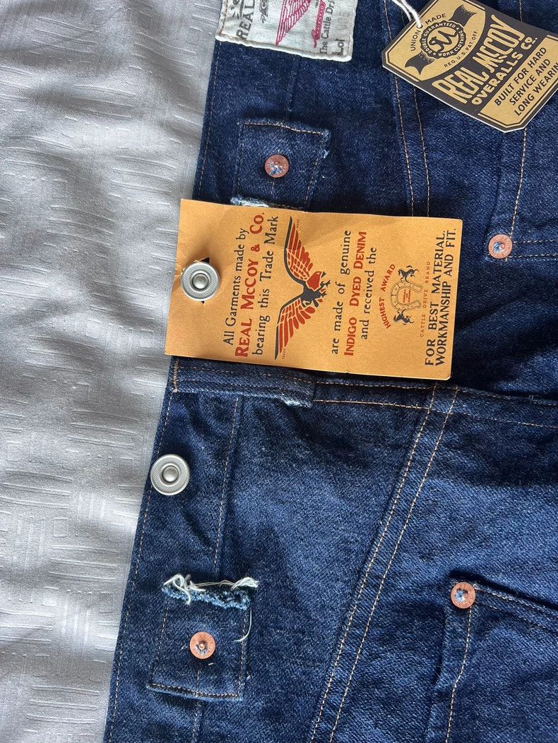The Real McCoy's The Real McCoy'sEarly 1900s style natural dye red-stained v Size US 36 / EU 52 - 4 Thumbnail