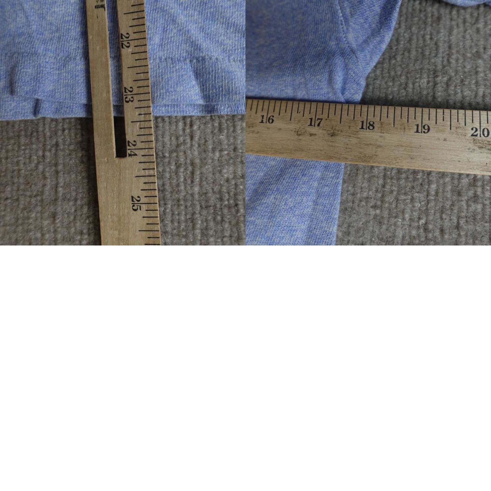 Champion VINTAGE Champion Shirt Men XS Small Blue Heather 80s Short Sleeve Crew Neck Cotton Jersey T-Shirt Size US S / EU 44-46 / 1 - 8 Thumbnail