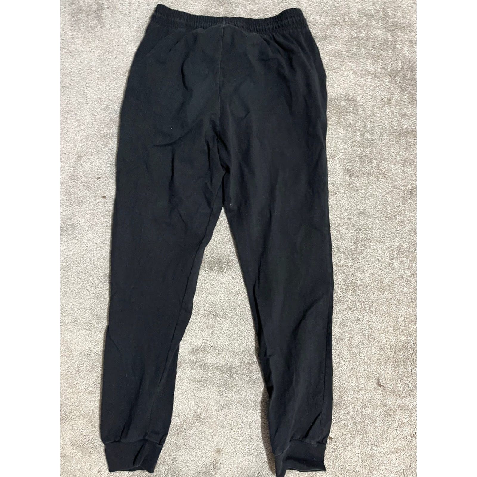 Champion Champion Sweatpants Casual Logo Black Cotton Men’s Small Straight Pocket Size US 29 - 3 Thumbnail