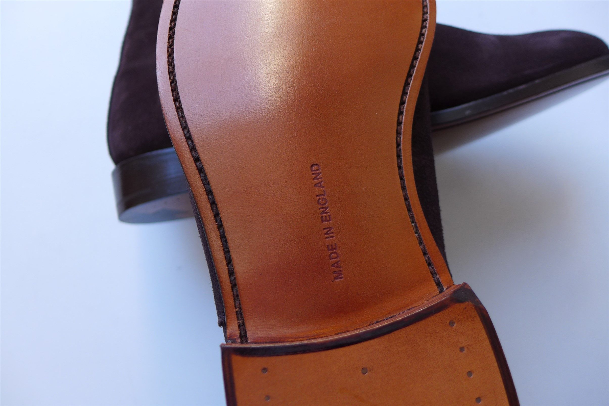 Tricker's Tricker's Gigio Chelsea Boots - Coffee Ox Reverse Suede Size US 8.5 / EU 41-42 - 18 Thumbnail