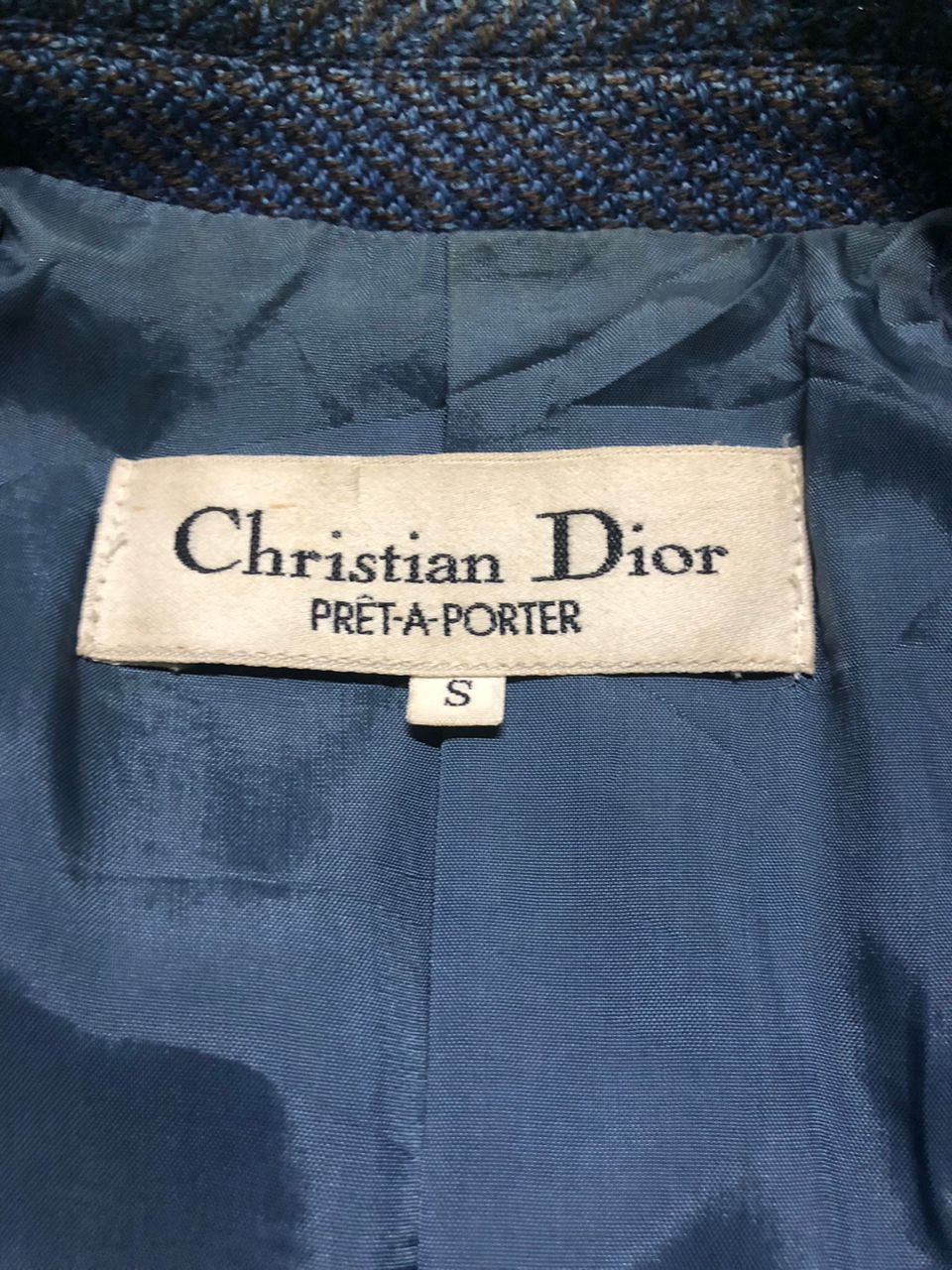 Christian Dior Monsieur Vintage Christian Dior Wool Double Breasted Coat Rare Size S / US 4 / IT 40 - 15 Thumbnail