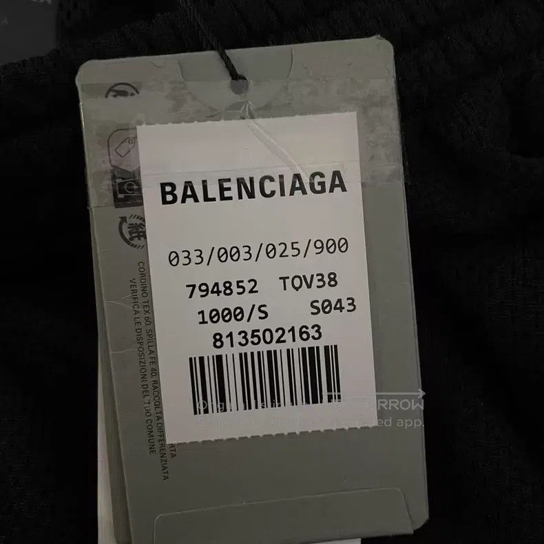 Balenciaga Balenciaga Size S Double Ring Flame Net Eye Sweatpants Size US 27 - 5 Thumbnail