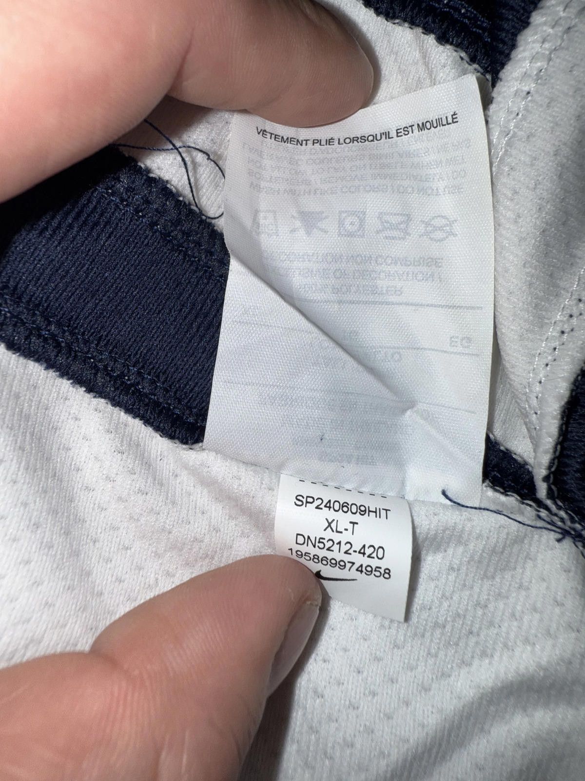 Nike Nike Men Olympic Team USA Tram Issue Stock Reversible Basketball Practice Jersey Size US XL / EU 56 / 4 - 10 Thumbnail
