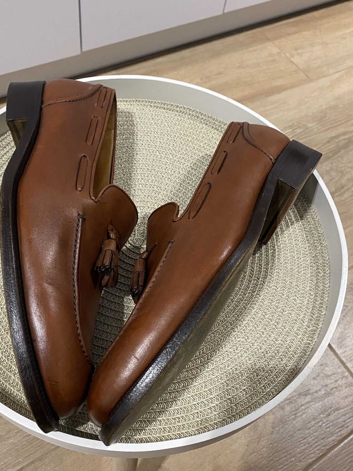Other Addison Loafers Artisan Shoes Made in Italy Lav Blak Size 45 Size US 12 / EU 45 - 7 Thumbnail