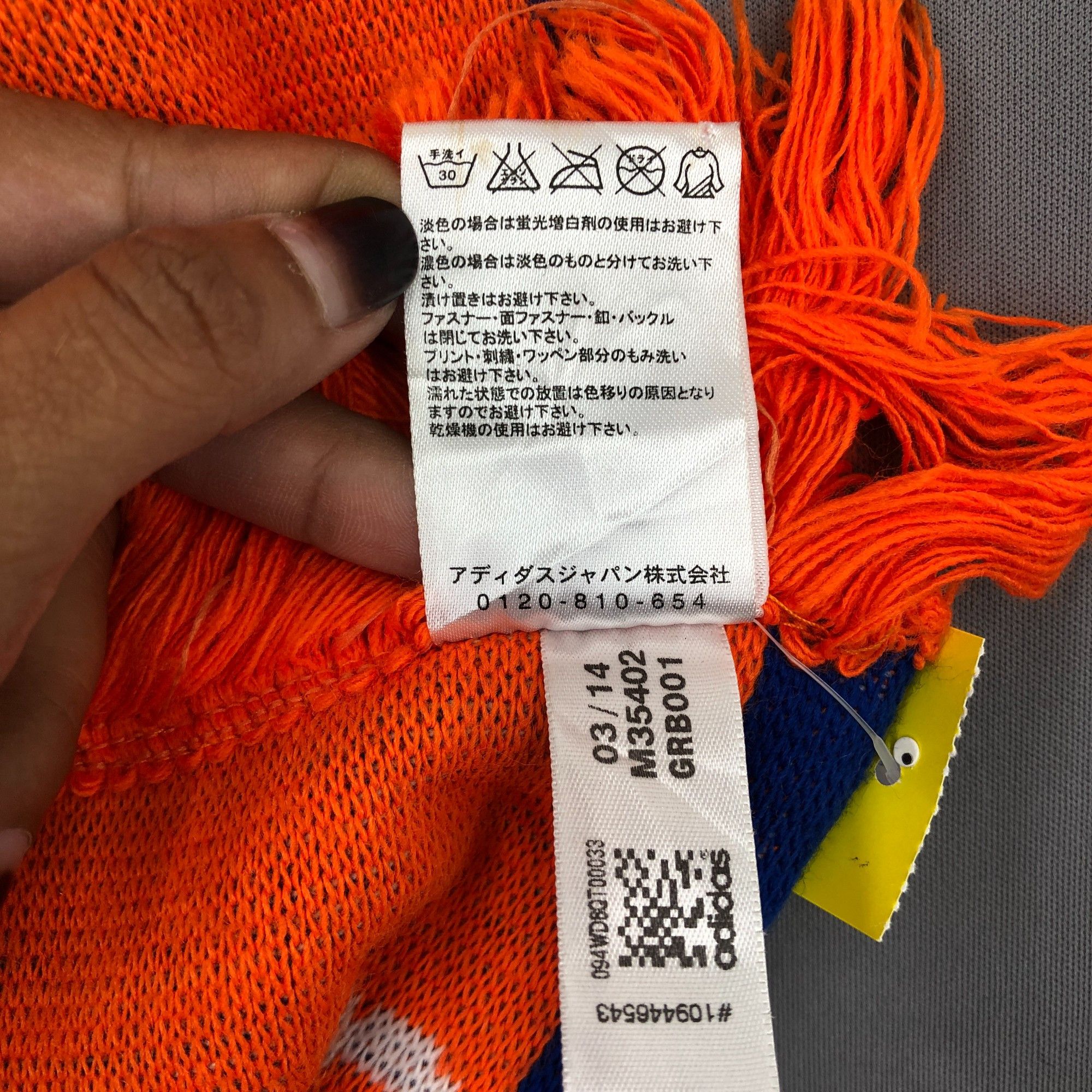 Adidas Vintage Adidas Scarf Muffler Knit Wool Fringe Winter Scarves Size ONE SIZE - 6 Thumbnail