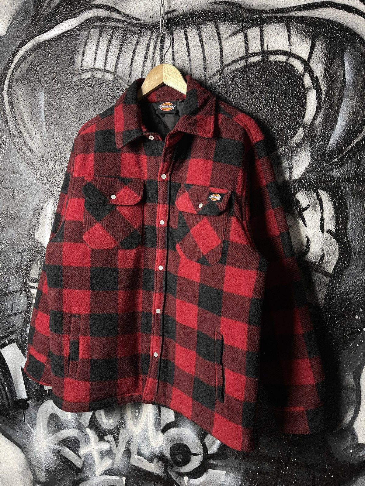 Dickies Fleece Overshirt Jacket Men's Size M