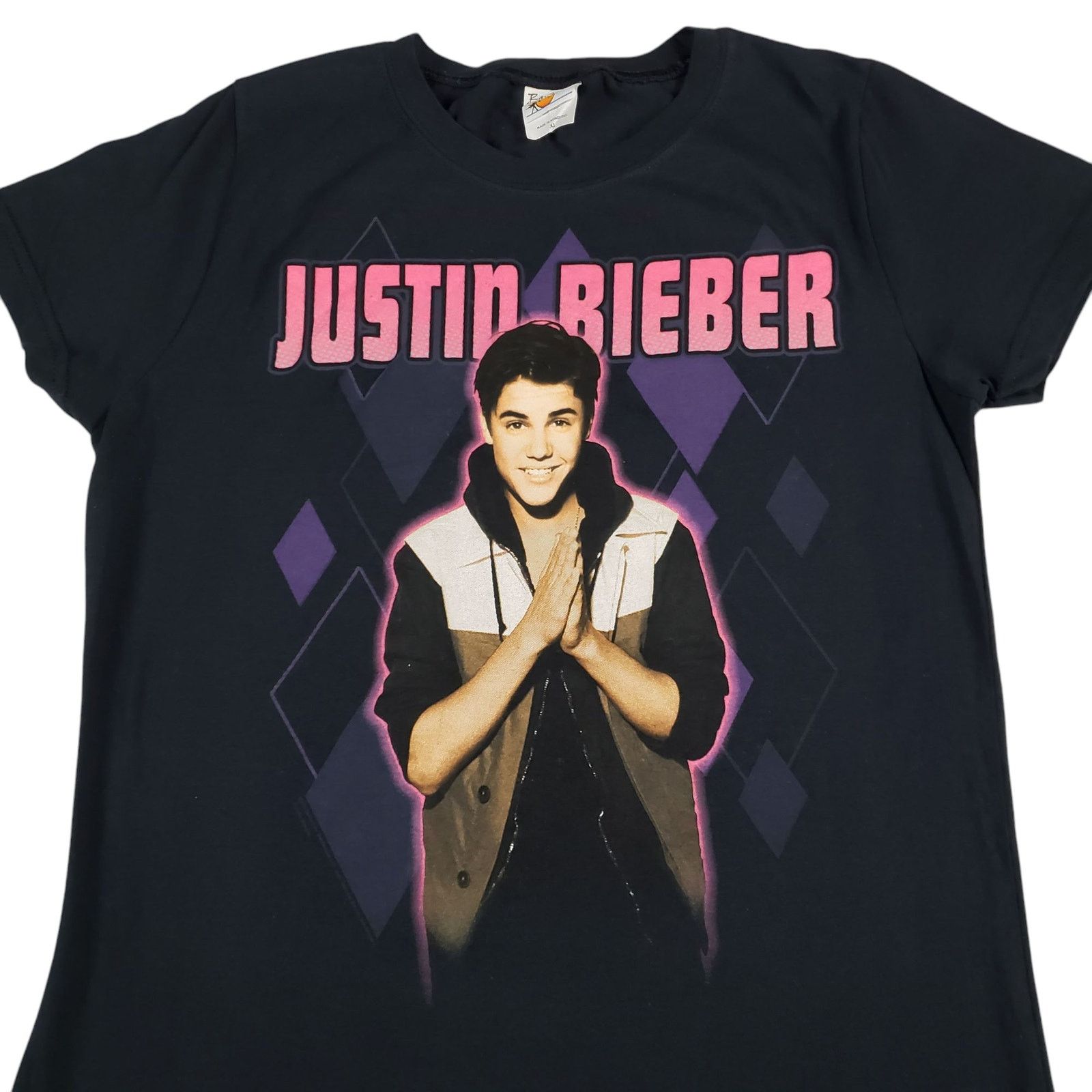 Vintage Vintage 2010s Justin Bieber Women's Top Baby Tee T-shirt Size XL / US 12-14 / IT 48-50 - 3 Thumbnail