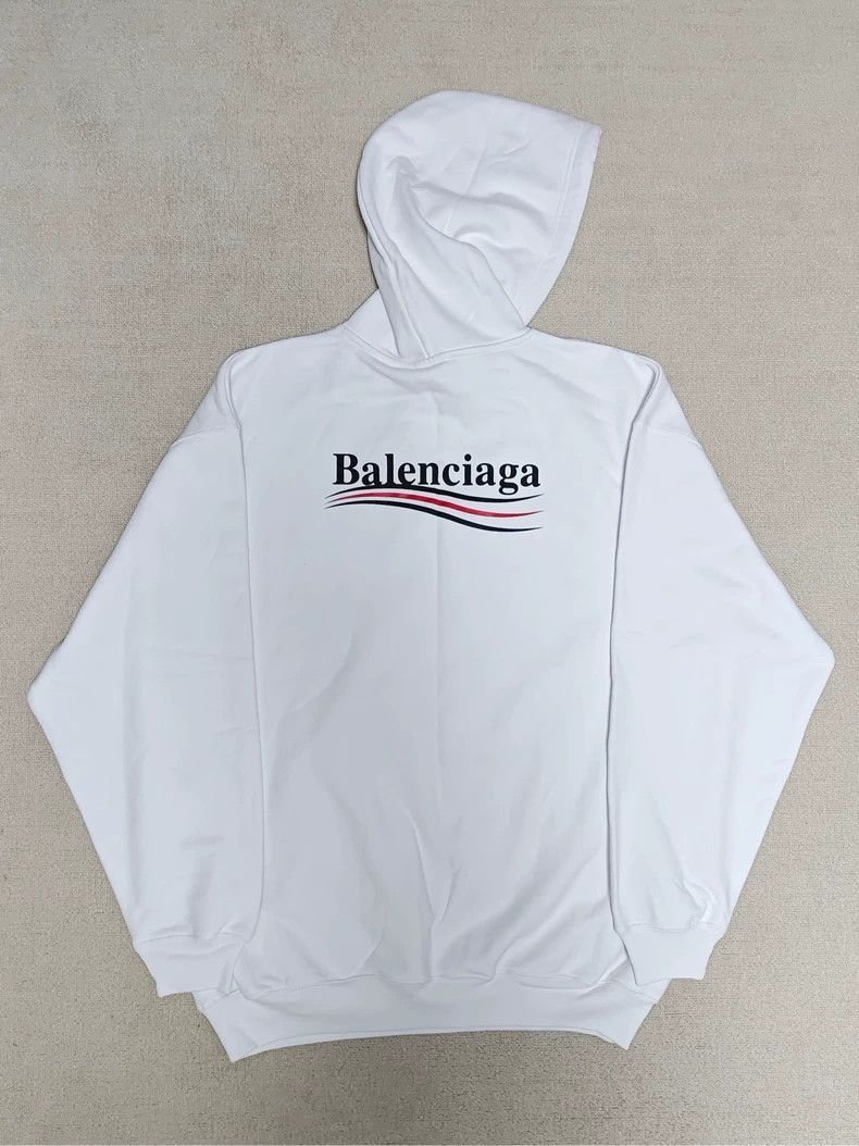 Balenciaga Balenciaga Balenciaga Wave Logo Hooded Sweatshirt-2506 Size US S / EU 44-46 / 1 - 2 Thumbnail
