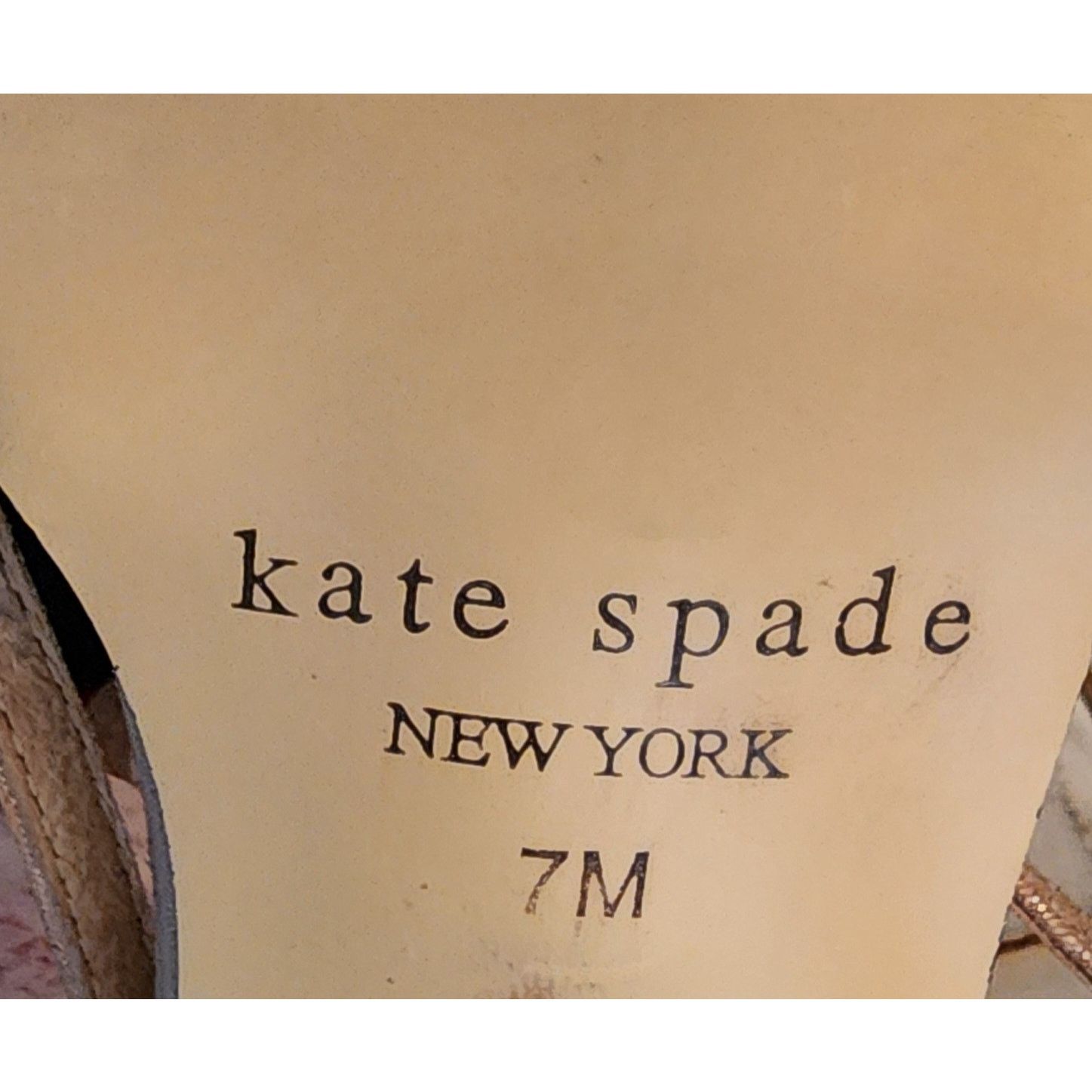 Kate Spade Kate Spade sparkle leather open toe sling back heels size 7M Size US 7 / IT 37 - 3 Thumbnail
