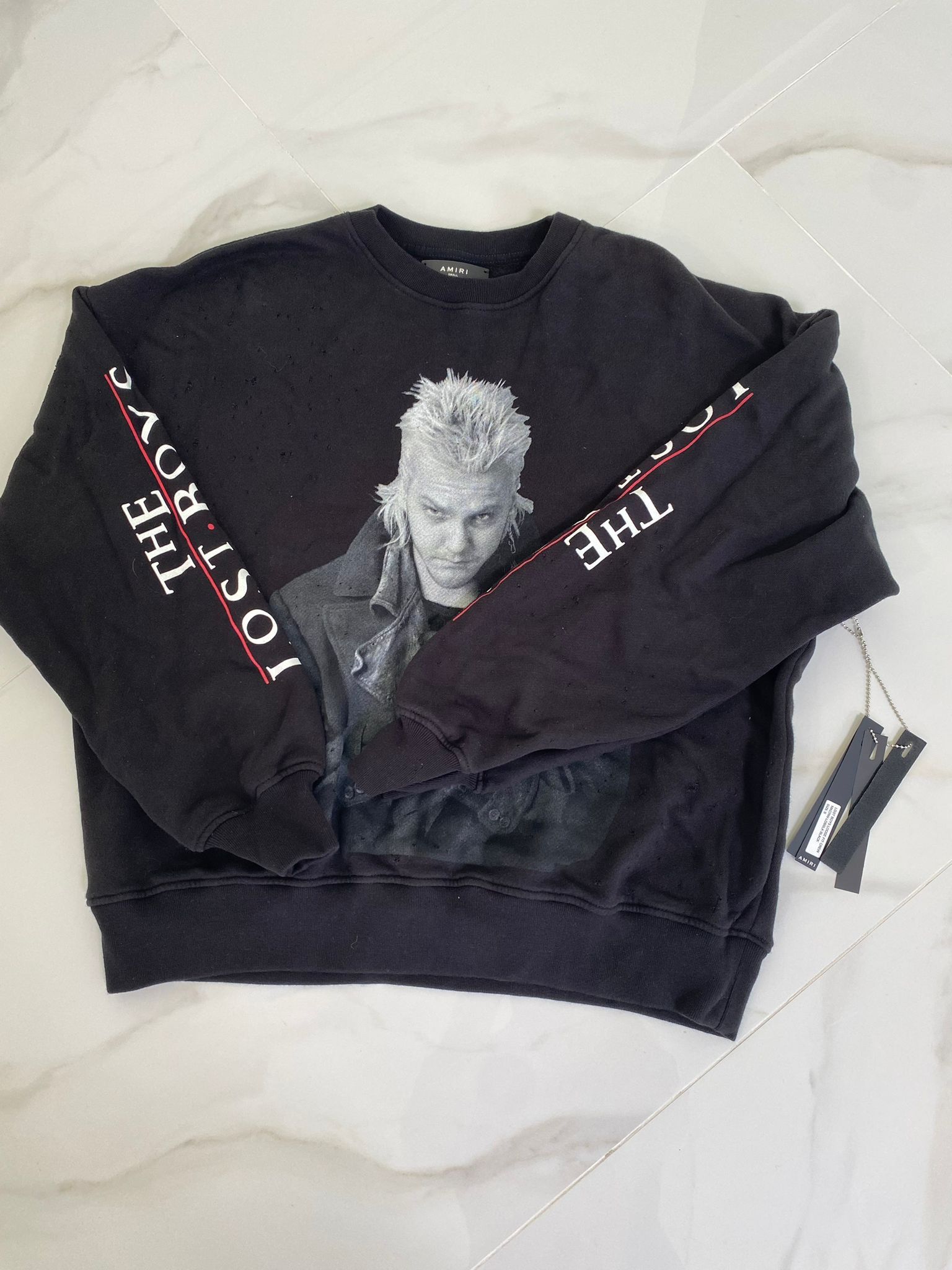 Amiri CC000015 Crewneck Sweatshirt in Black Size US S / EU 44-46 / 1 - 1 Thumbnail