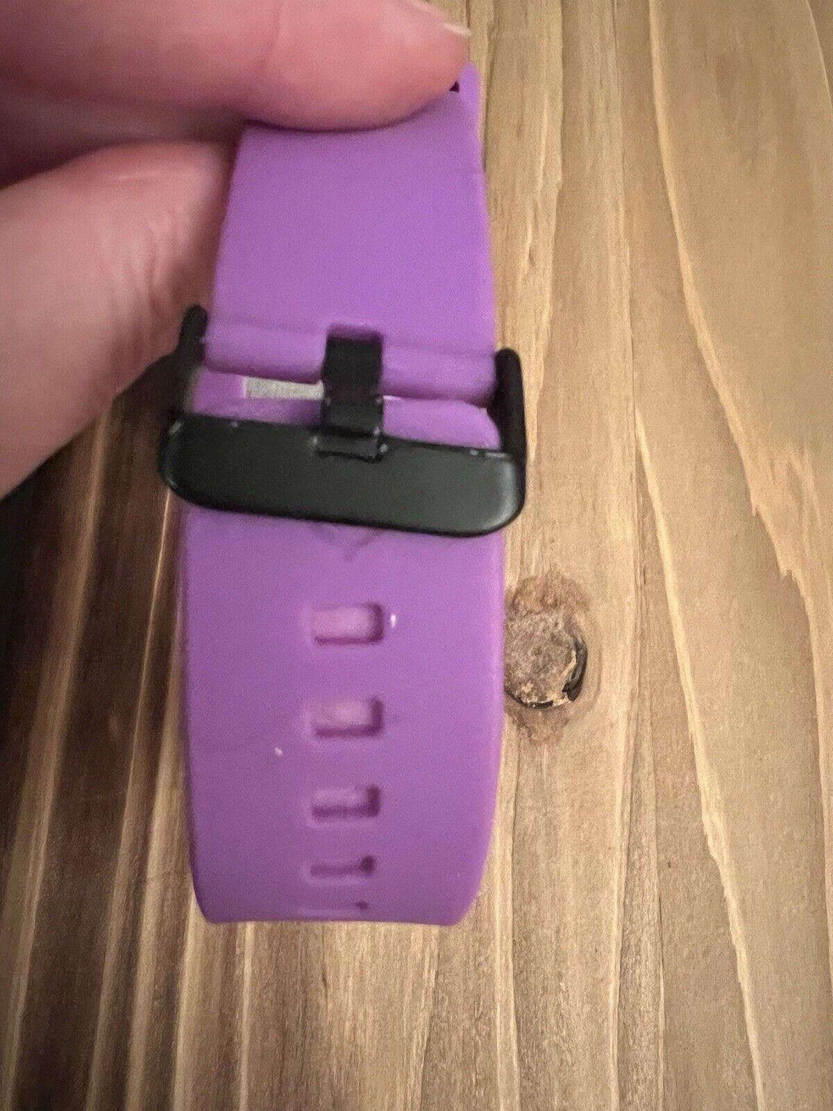 Designer Modify Watch Purple Polka Dot Silicone Band New Battery Size ONE SIZE - 4 Thumbnail