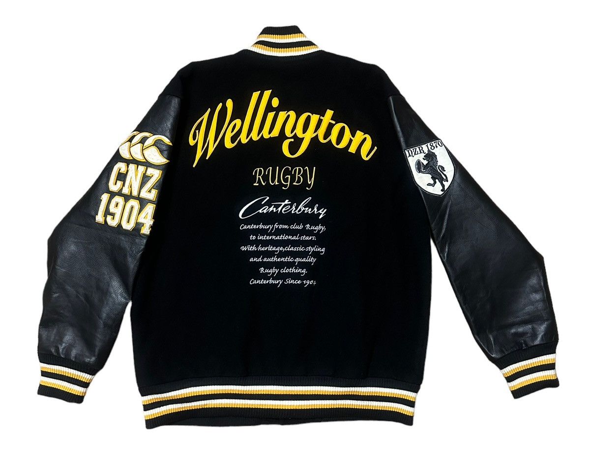 Sports Specialties RARE‼️Vintage Canterbury New Zealand Leather Varsity Jacket Size US XL / EU 56 / 4 - 3 Thumbnail