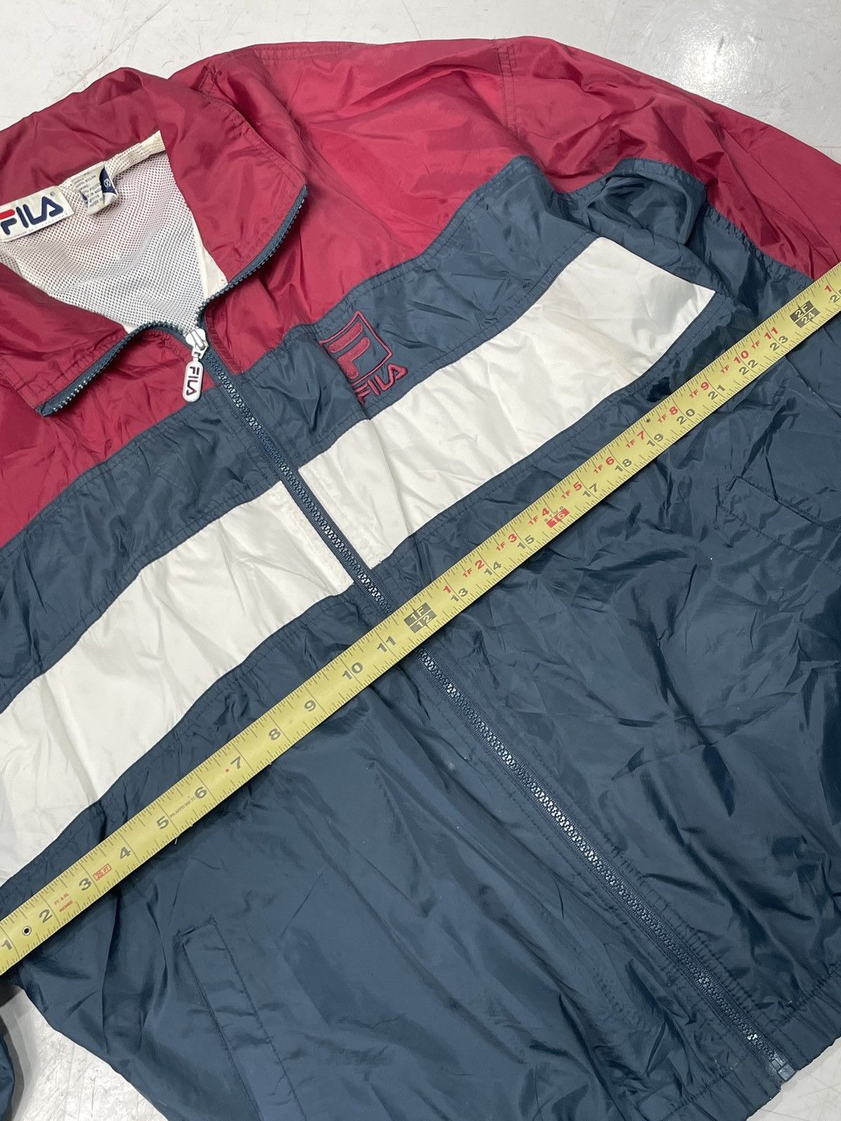 Fila × Vintage Vintage Fila navy and red windbreaker Size US XL / EU 56 / 4 - 5 Thumbnail