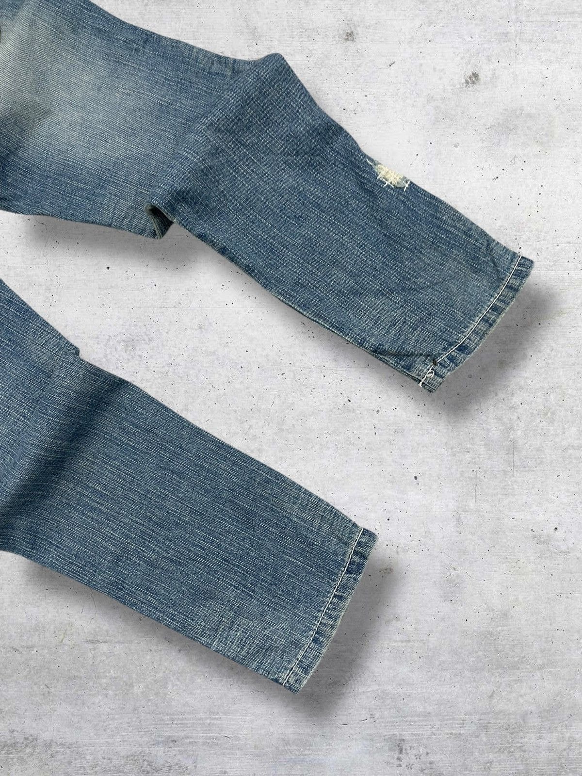 semanticdesign VINTAGE STITCH STUDIO OG JAPAN DESIGNER DOUBLE WAIST DENIM Size US 32 / EU 48 - 14 Thumbnail