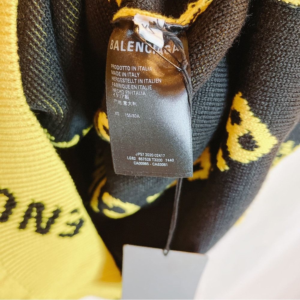 Balenciaga logo intarsia oversized sweater Size XS / US 0-2 / IT 36-38 - 5 Thumbnail