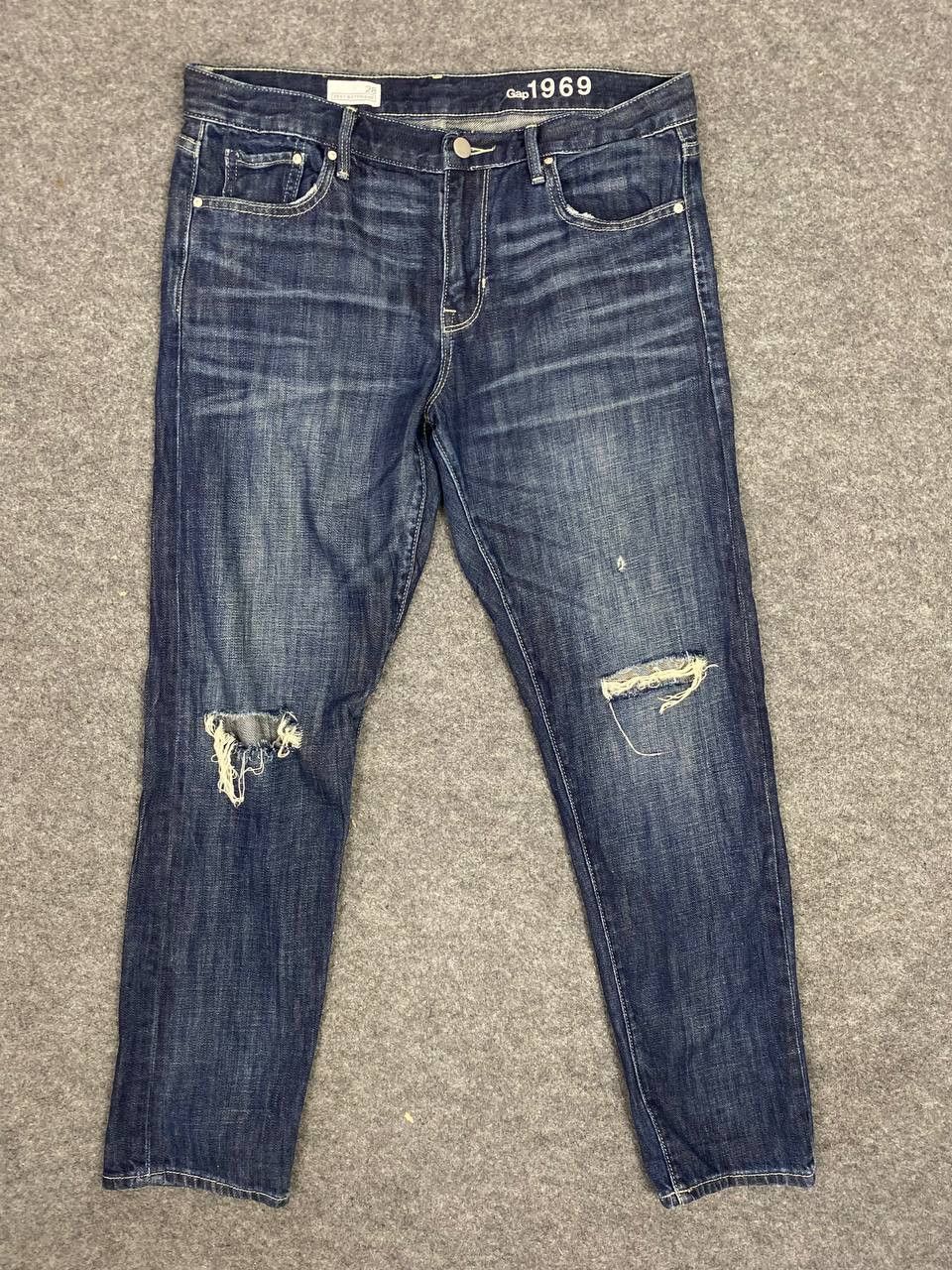 Gap gap sexy boyfriend distressed denim nice design Size 34" / US 12 / IT 48 - 4 Thumbnail