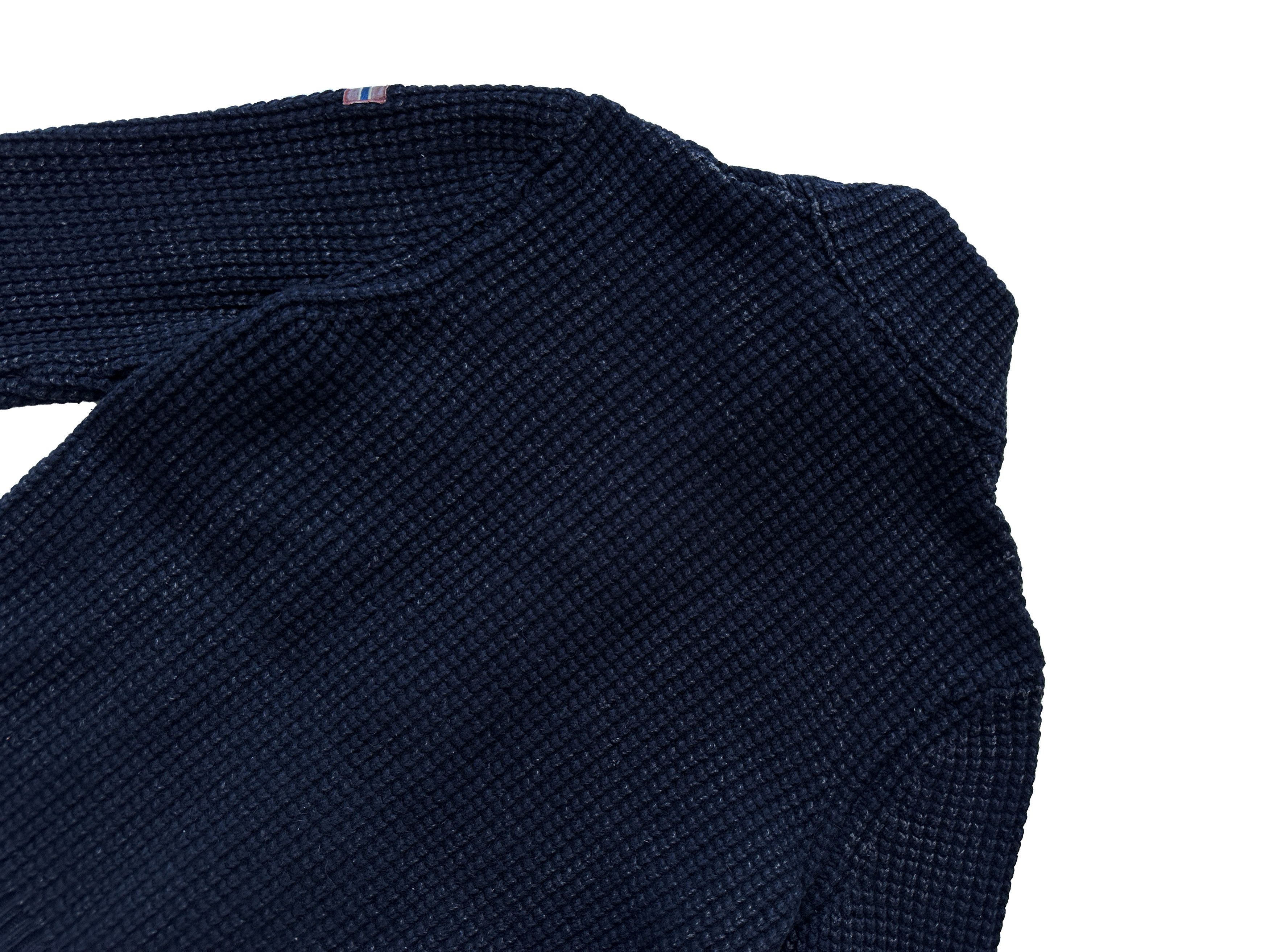 Napapijri Napapirji navy ribbed sweater Size US S / EU 44-46 / 1 - 8 Thumbnail