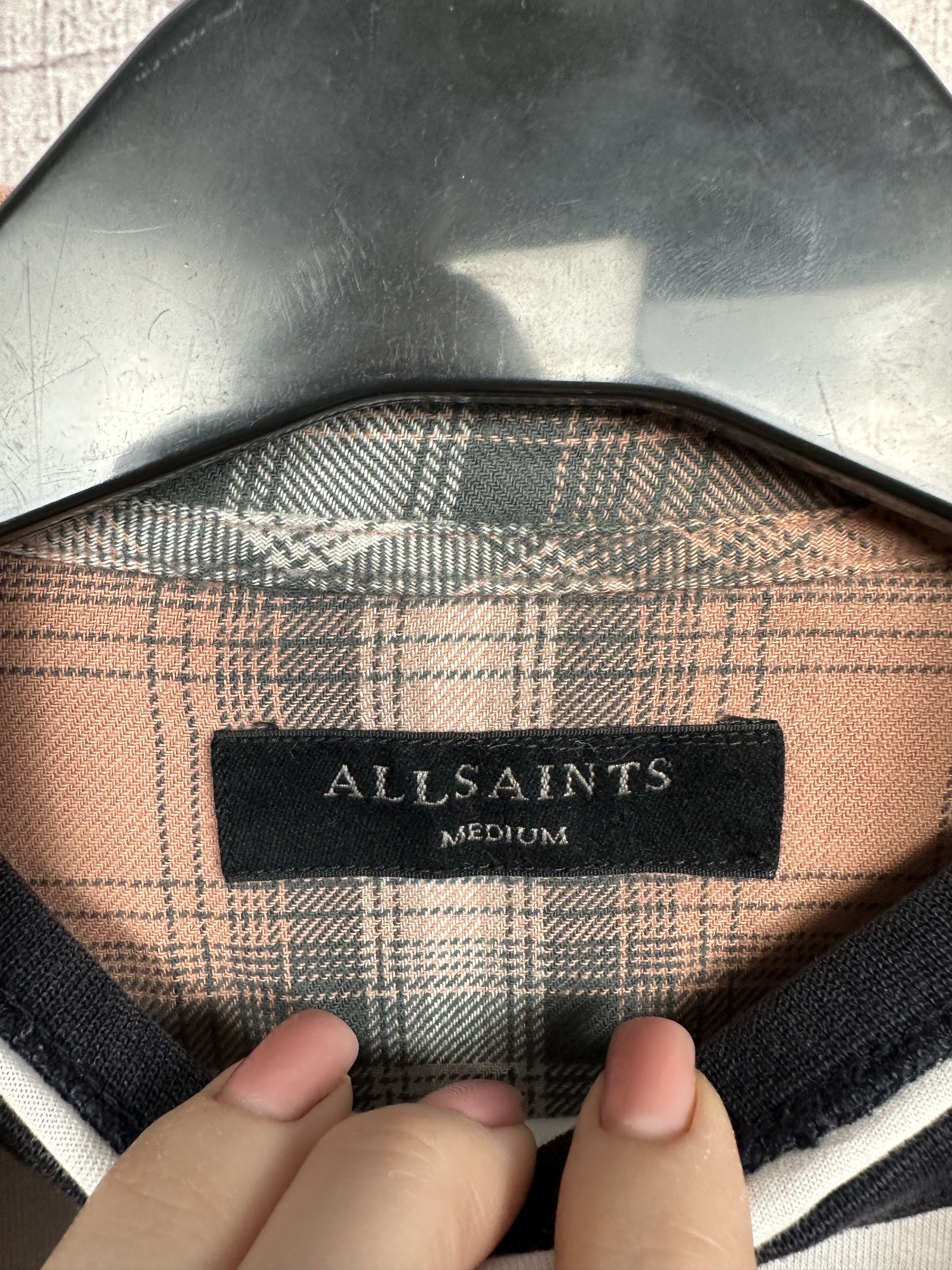 Allsaints Allsaints Mens Wyoming Flannel Plaid Shirt Size US M / EU 48-50 / 2 - 3 Thumbnail