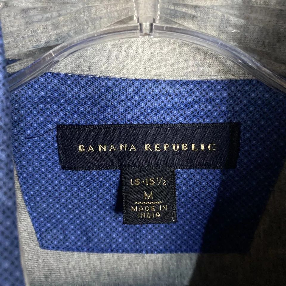 Banana Republic Banana Republic Button Up Shirt Men's Medium 15-15.5 Lined M Size US M / EU 48-50 / 2 - 3 Thumbnail