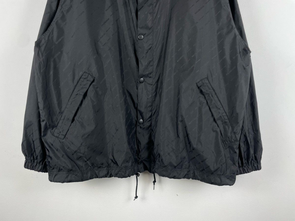 Balenciaga Balenciaga Monogram Prints Logo Hooded Jacket Size US S / EU 44-46 / 1 - 10 Thumbnail