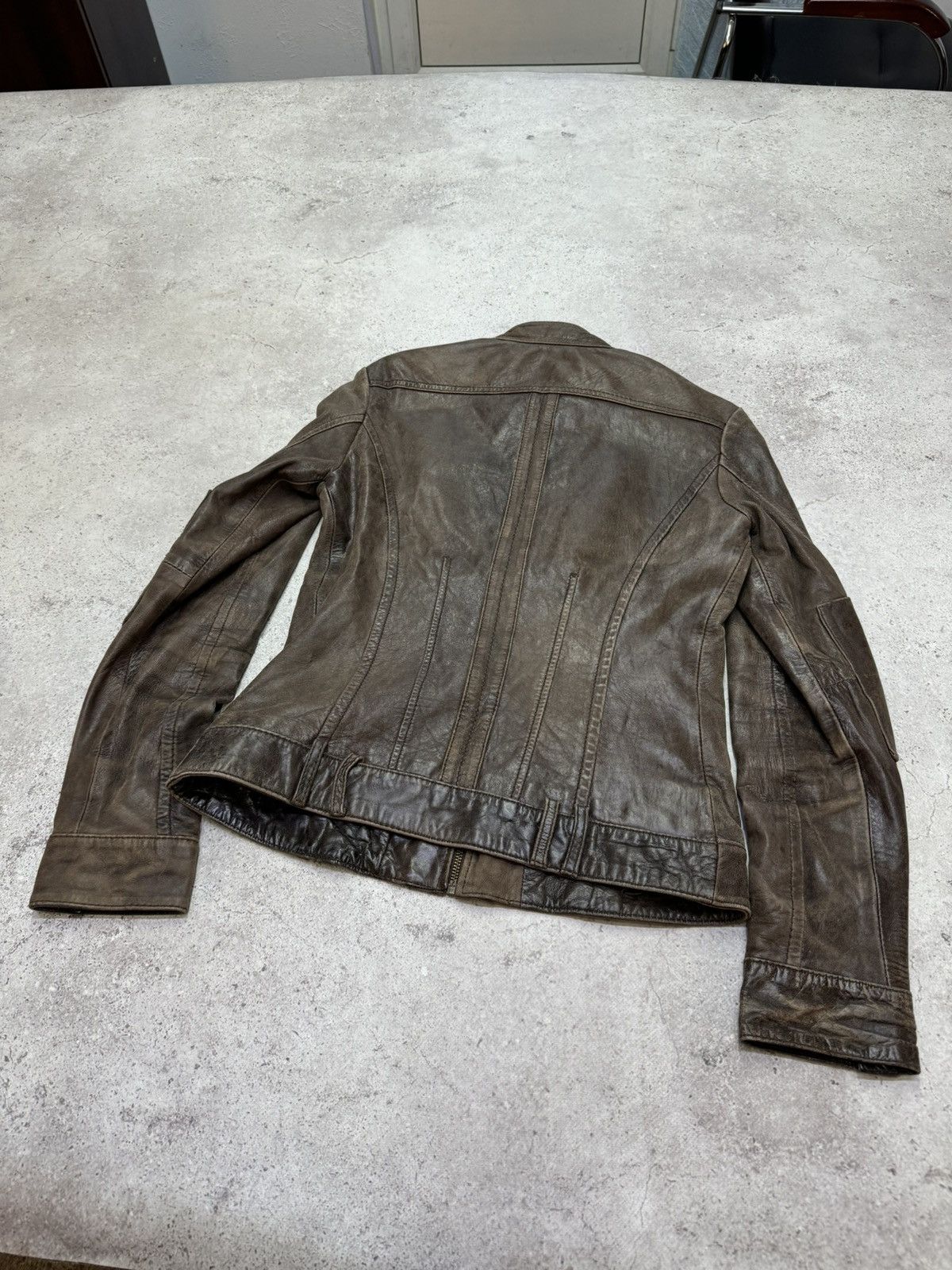 Yohji Yamamoto Vintage Faded Soft Leather Style Jacket Size US M / EU 48-50 / 2 - 4 Thumbnail