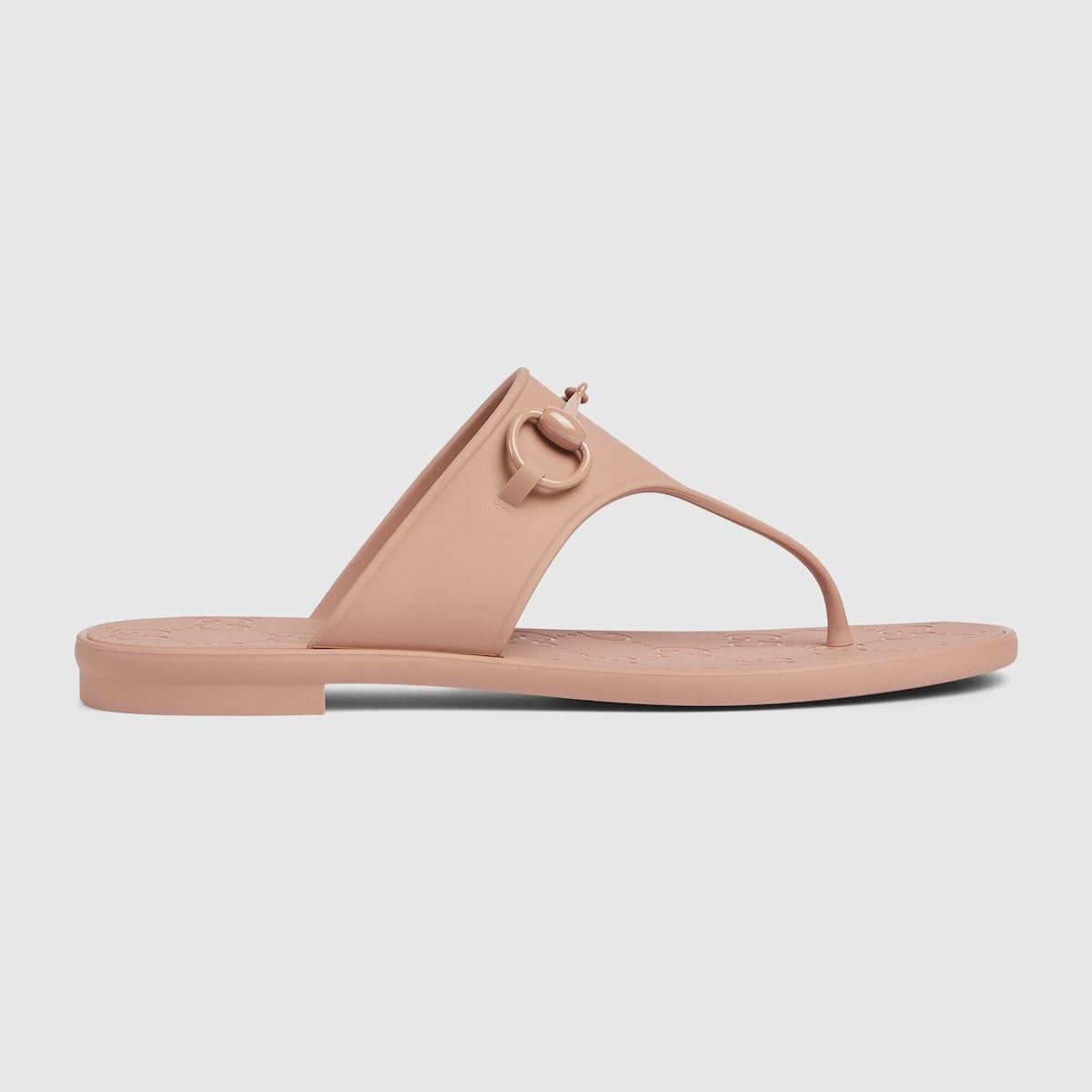 Gucci Gucci Horsebit Thong Rubber Sandals SIZE 36 Size ONE SIZE - 1 Thumbnail