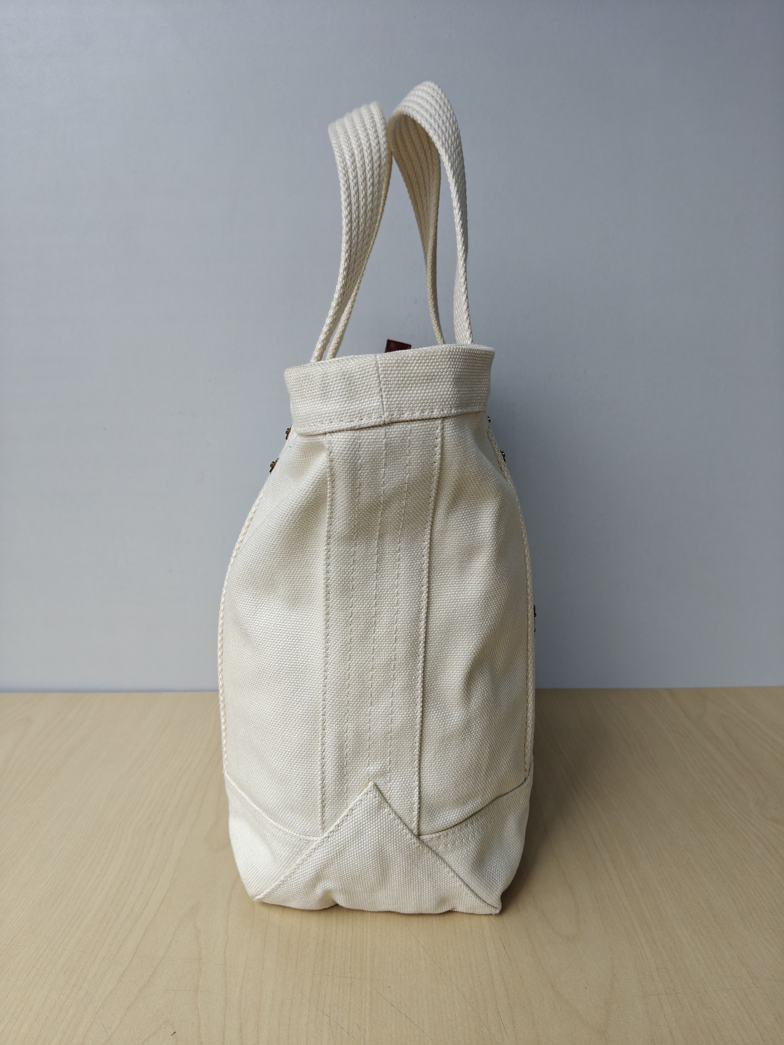 Polo Ralph Lauren Polo Ralph Lauren Canvas Small Tote Free Shipping FTP/4007 Size ONE SIZE - 4 Thumbnail