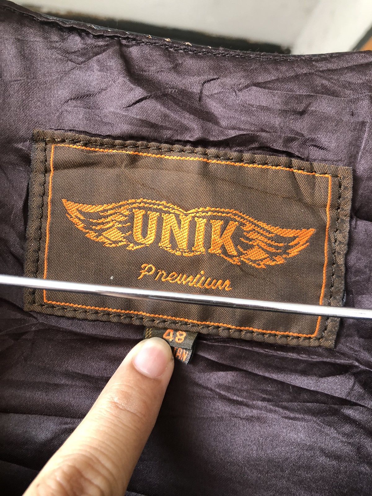 Vintage Vintage Unik Indian Head Leather Vest Like Perfecto Size US XL / EU 56 / 4 - 12 Thumbnail