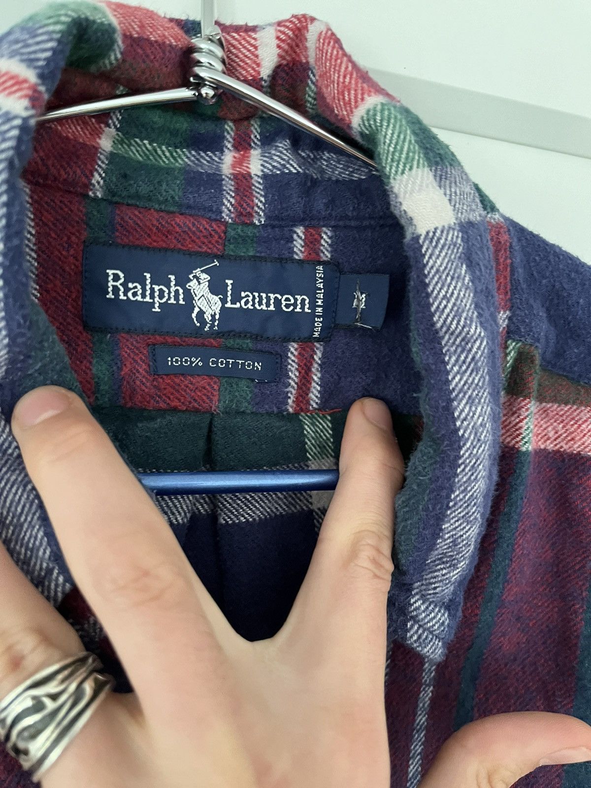 Polo Ralph Lauren × Ralph Lauren × Vintage Polo by Ralph Lauren vintage checkered shirt rare 90s Size US S / EU 44-46 / 1 - 3 Thumbnail