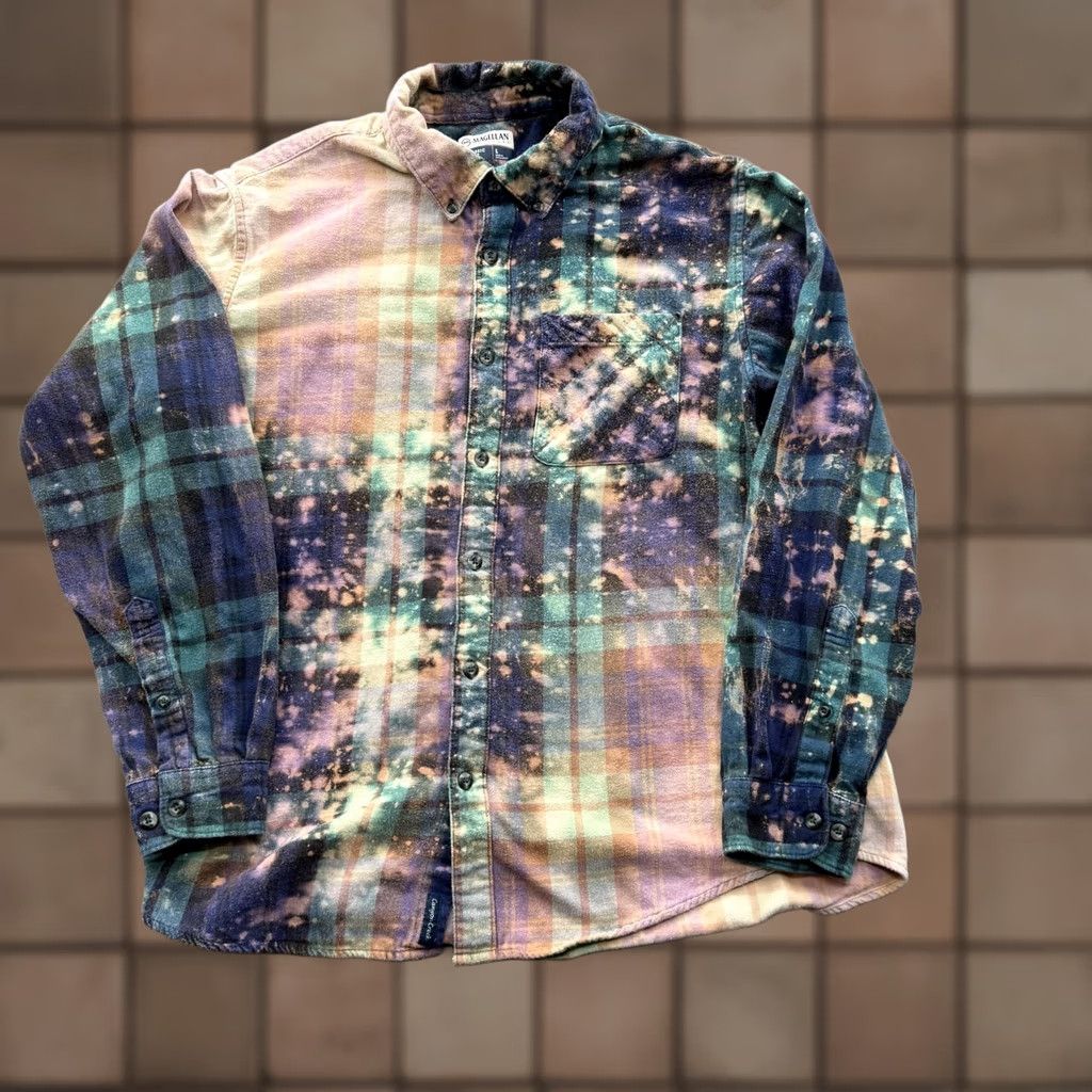 Vintage Magellan Outdoors Shirt Mens L Plaid Flannel Long Sleeve Button Up Size US L / EU 52-54 / 3 - 1 Thumbnail
